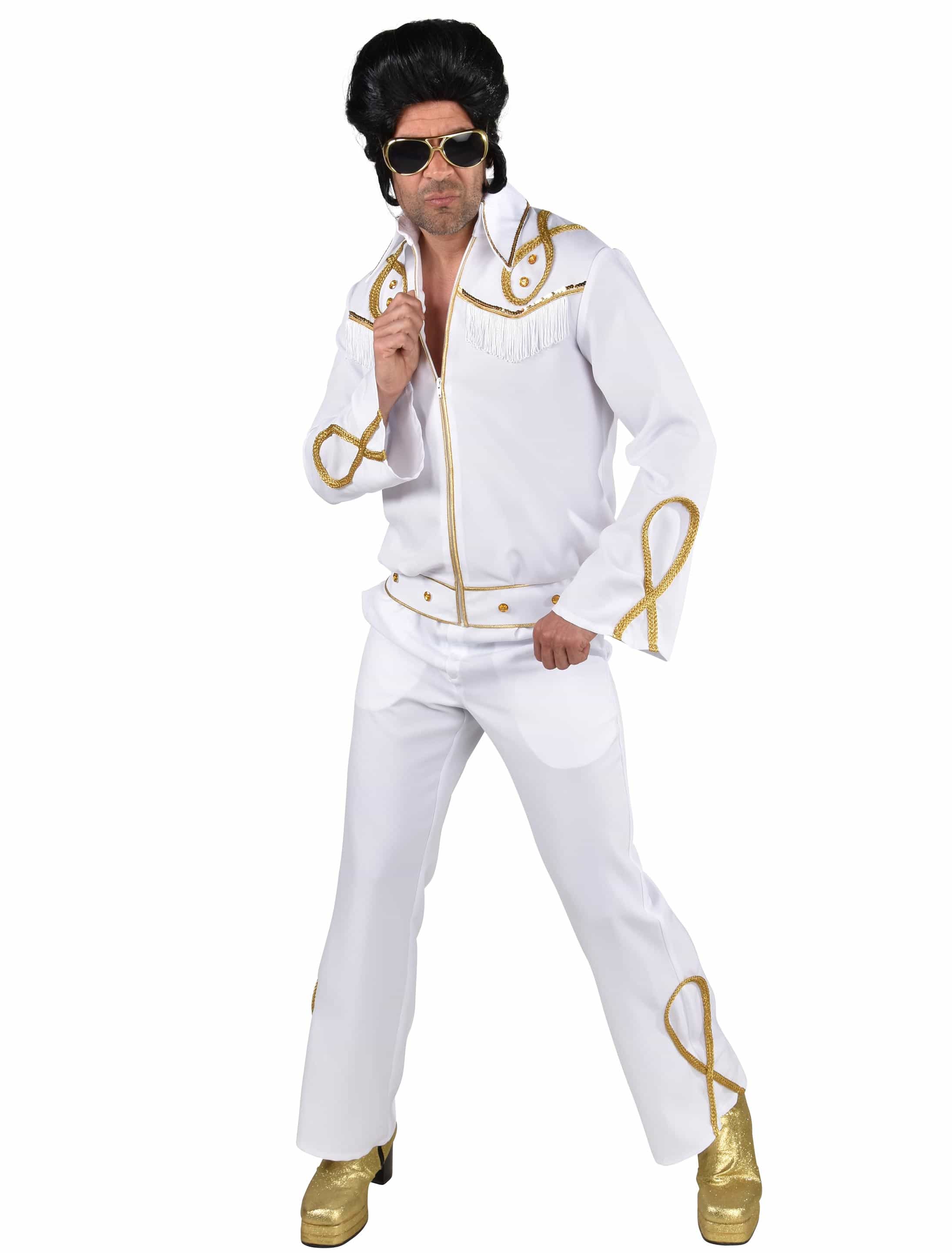 Anzug Rockstar Herren 2-tlg. weiß M