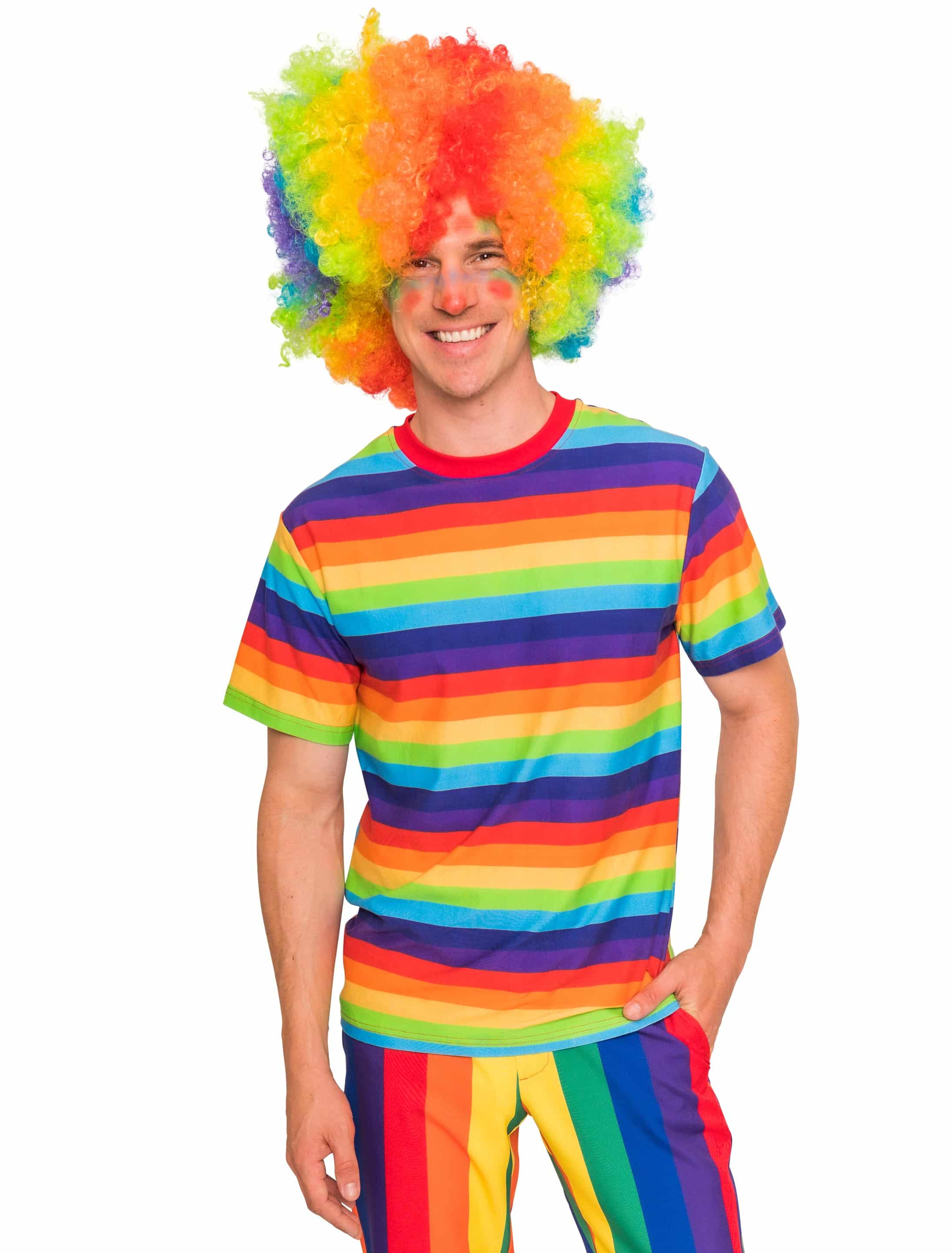 T-Shirt Herren Regenbogen rainbow S