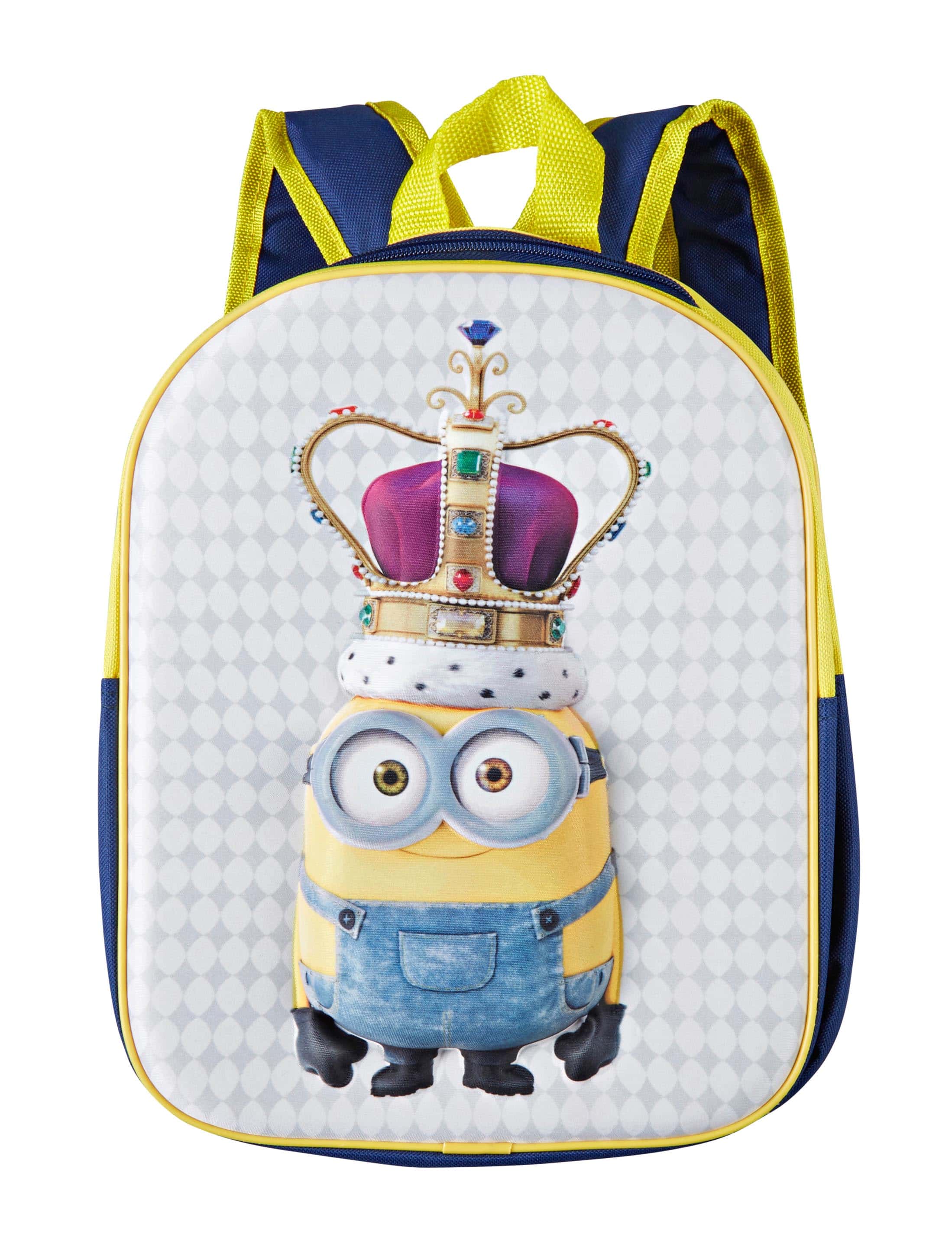 Rucksack Minion mit Krone Kinder