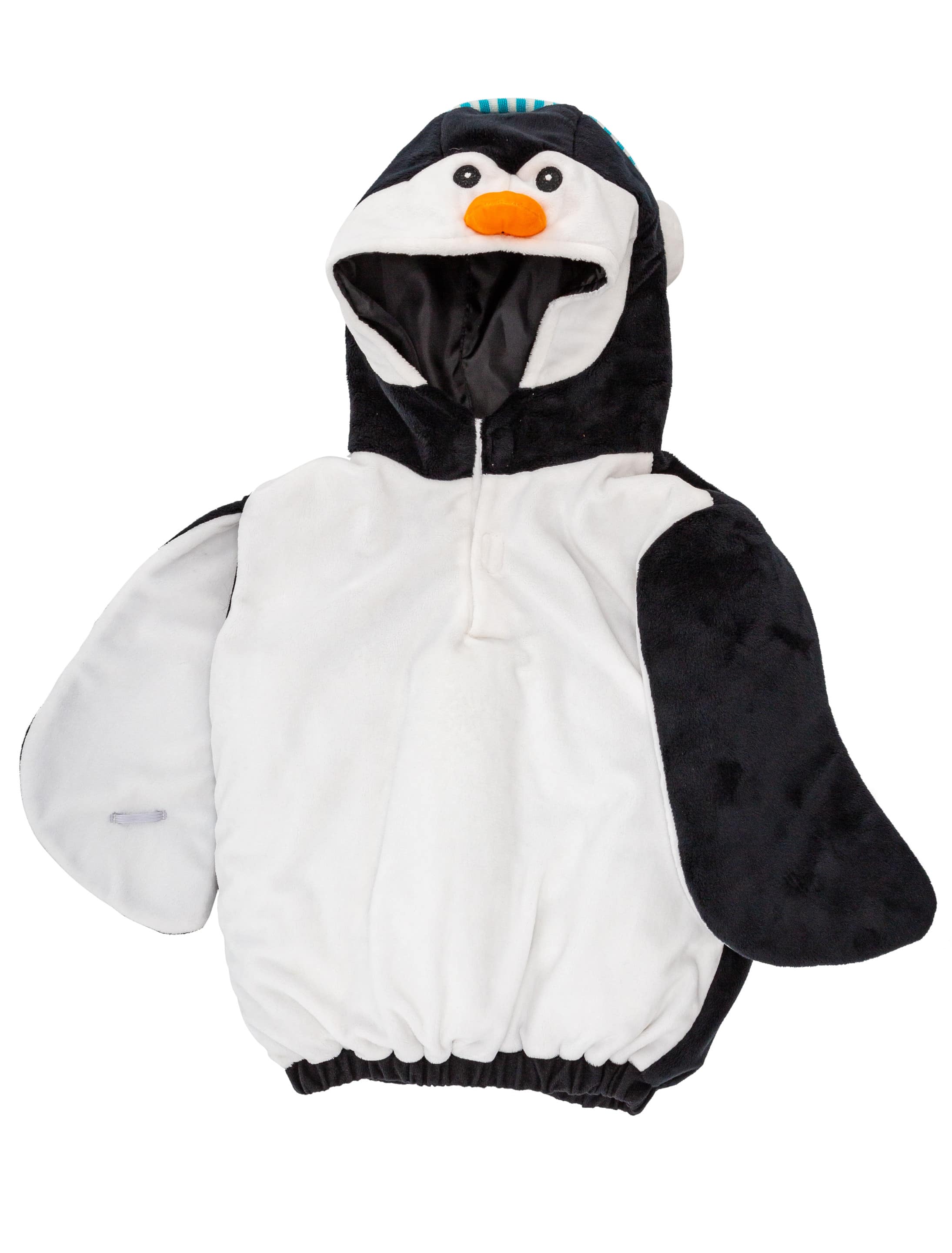 Body Plüsch Pinguin Kinder schwarz/weiß 98-104