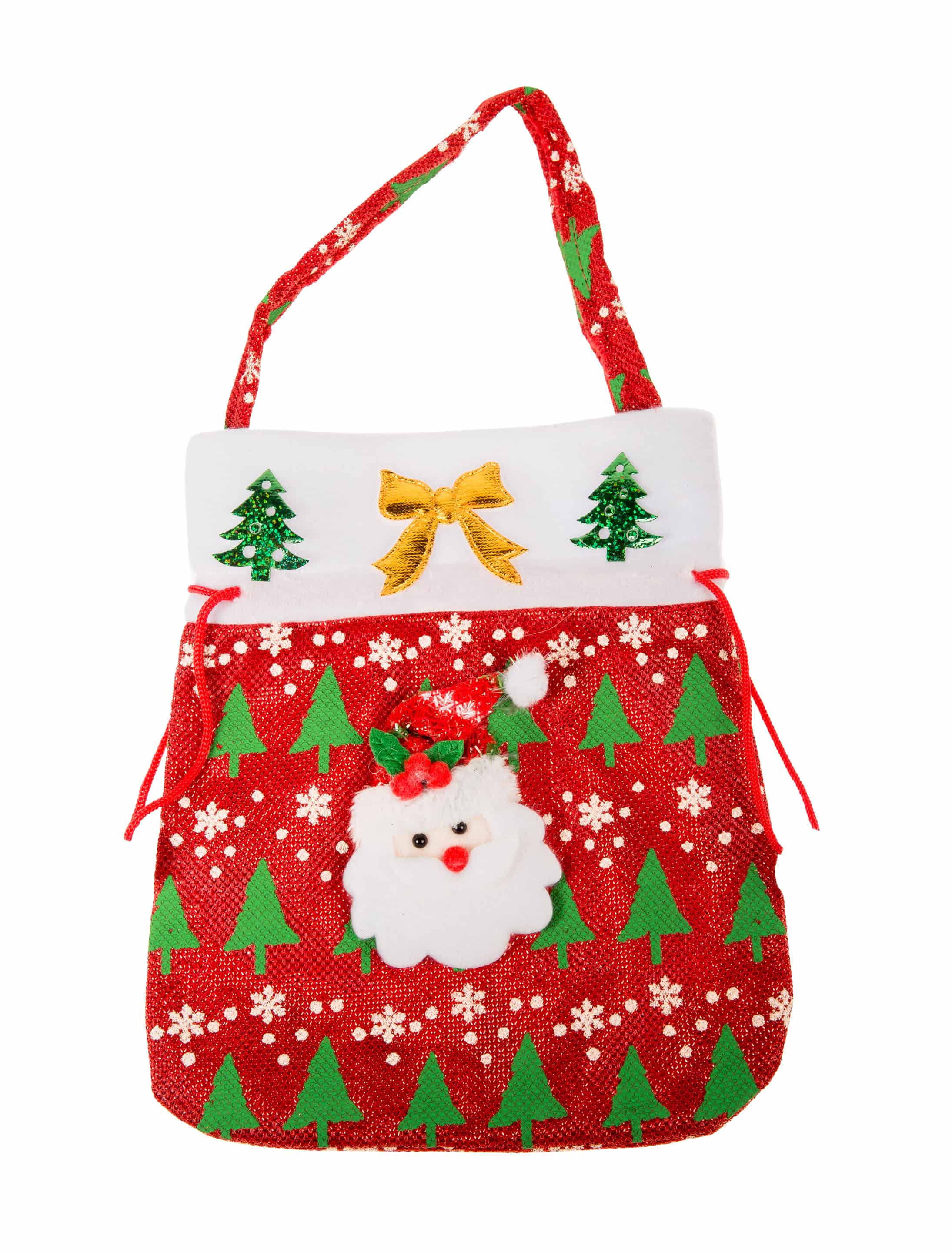 Tasche Weihnachtsmann rot