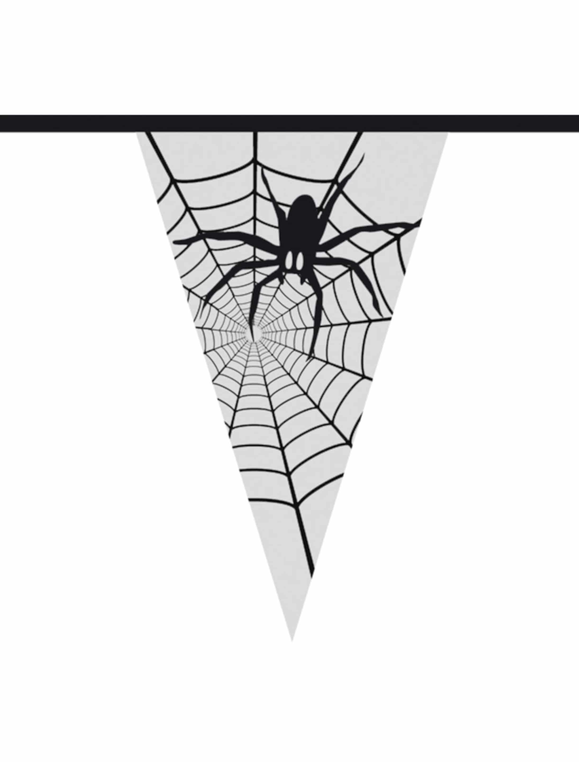 Wimpelkette Spinne 6m Wimpelkette Spinne 6m