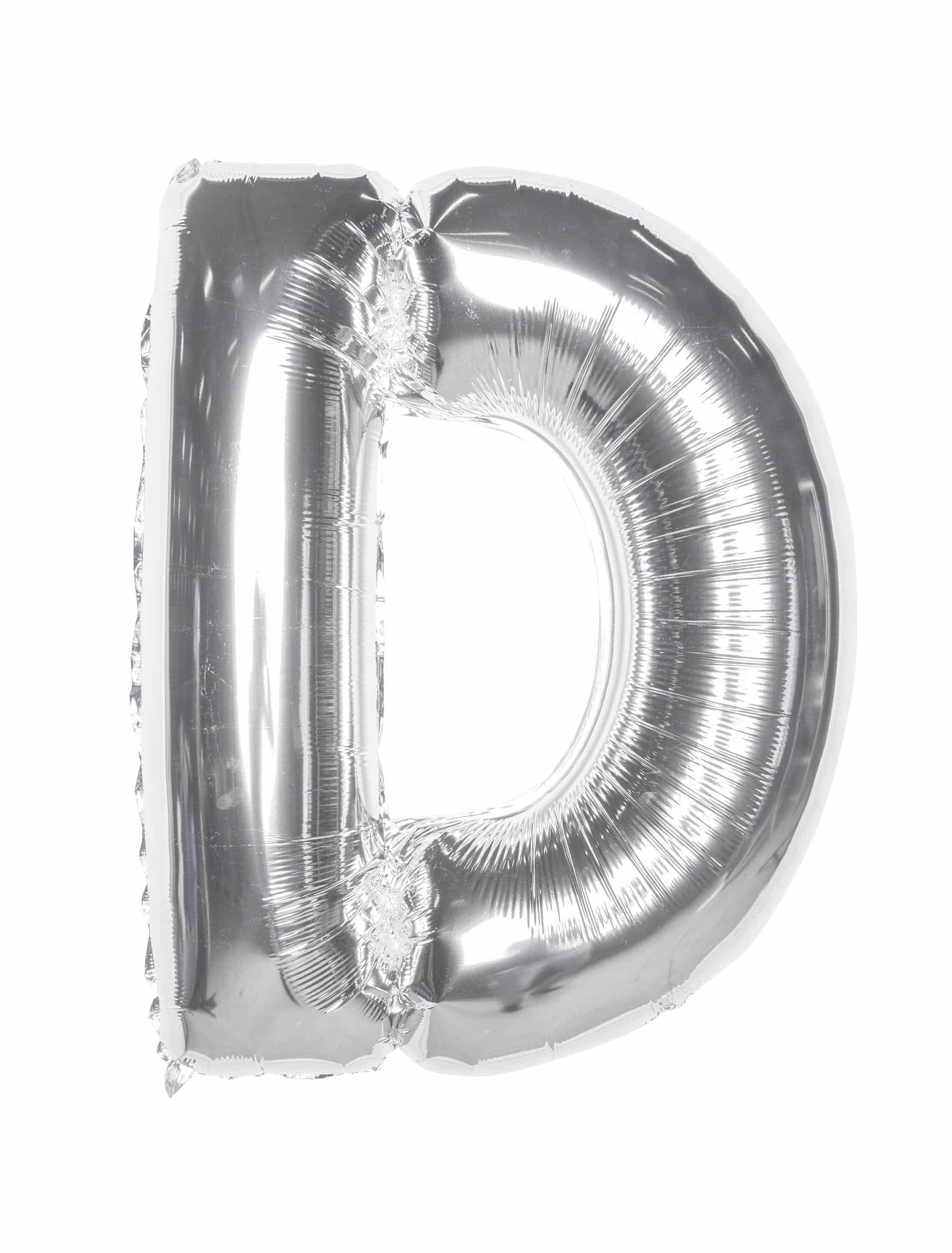 Folienballon D silber L Folienballon D silber L