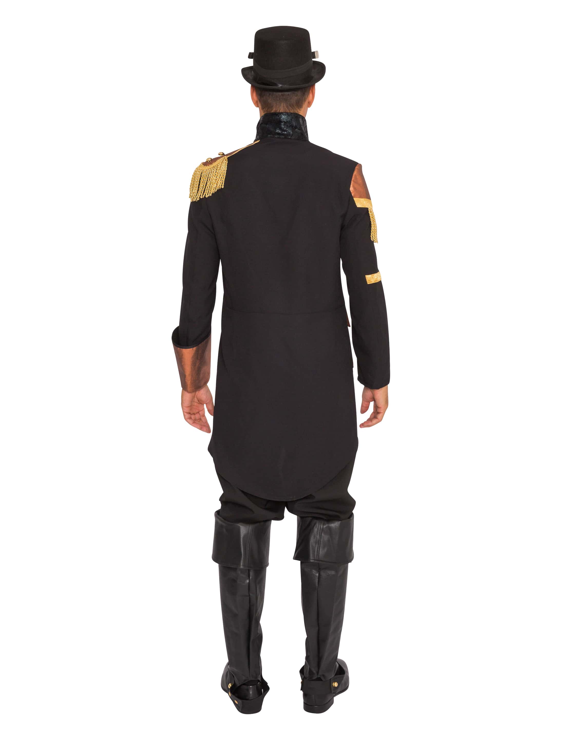 Mantel Steampunk Herren schwarz 2XL