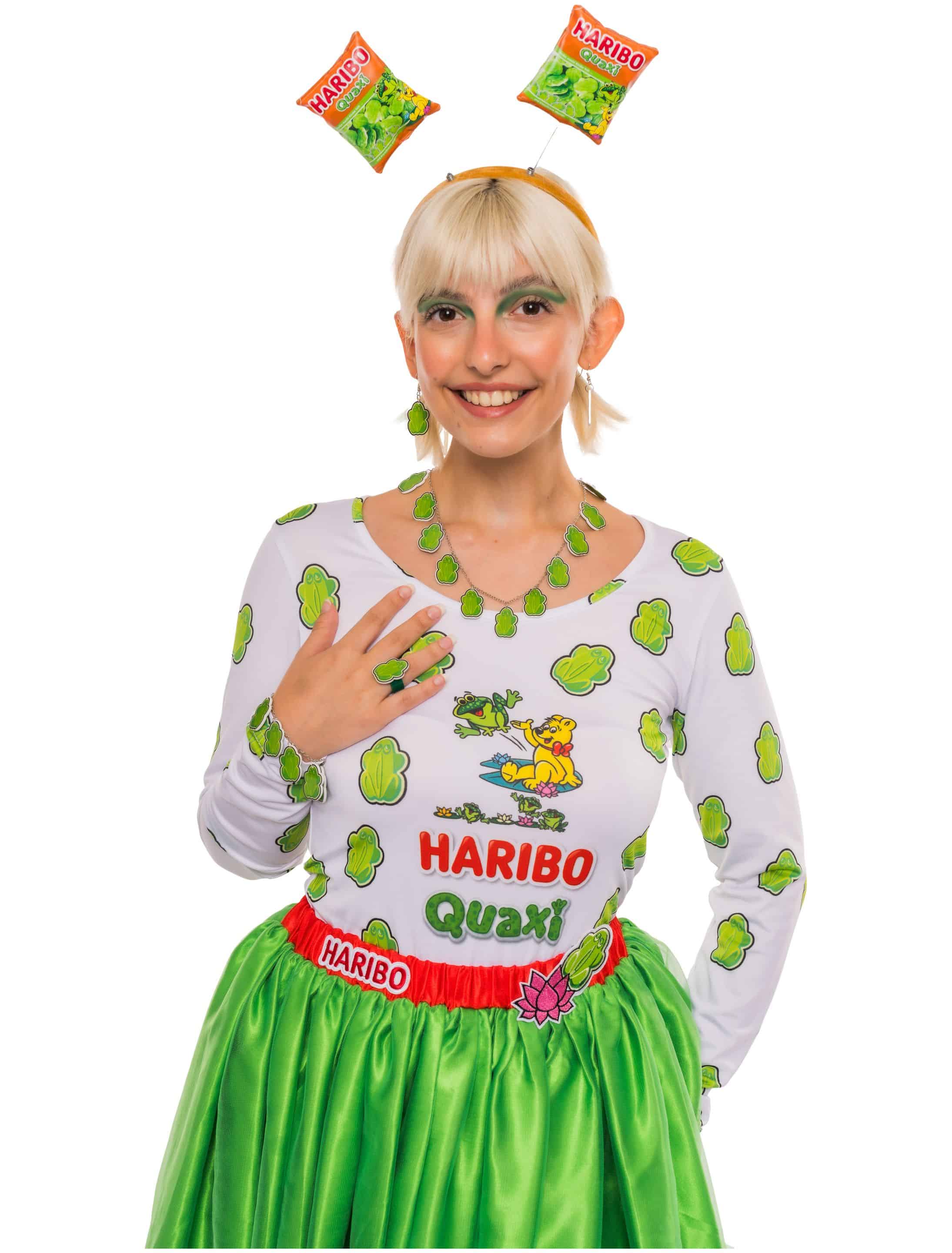 Body HARIBO Quaxi Damen weiß/grün S/M