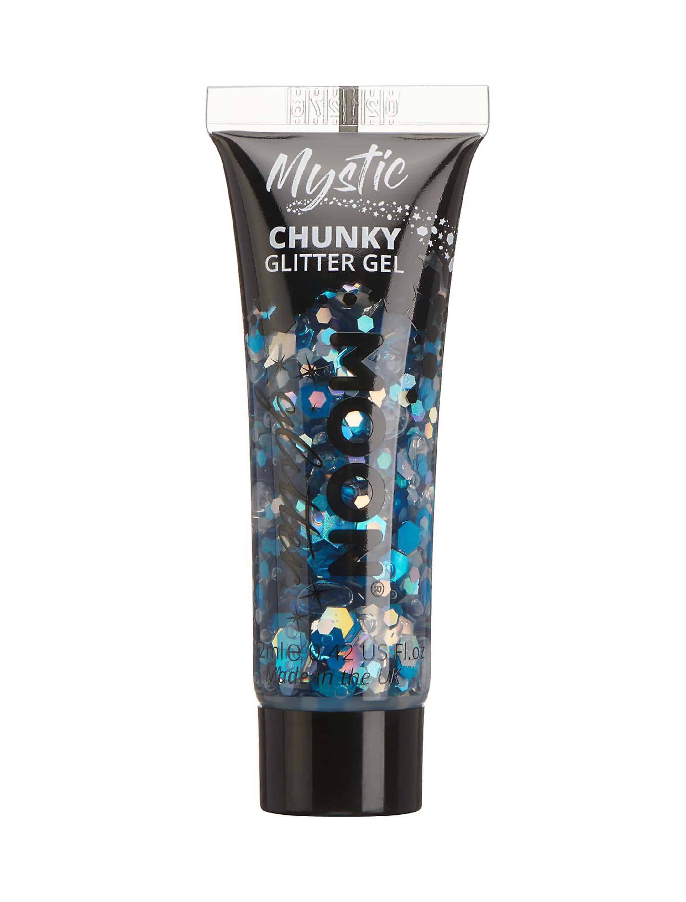 Glitzergel Chunky Mystic 12ml blau