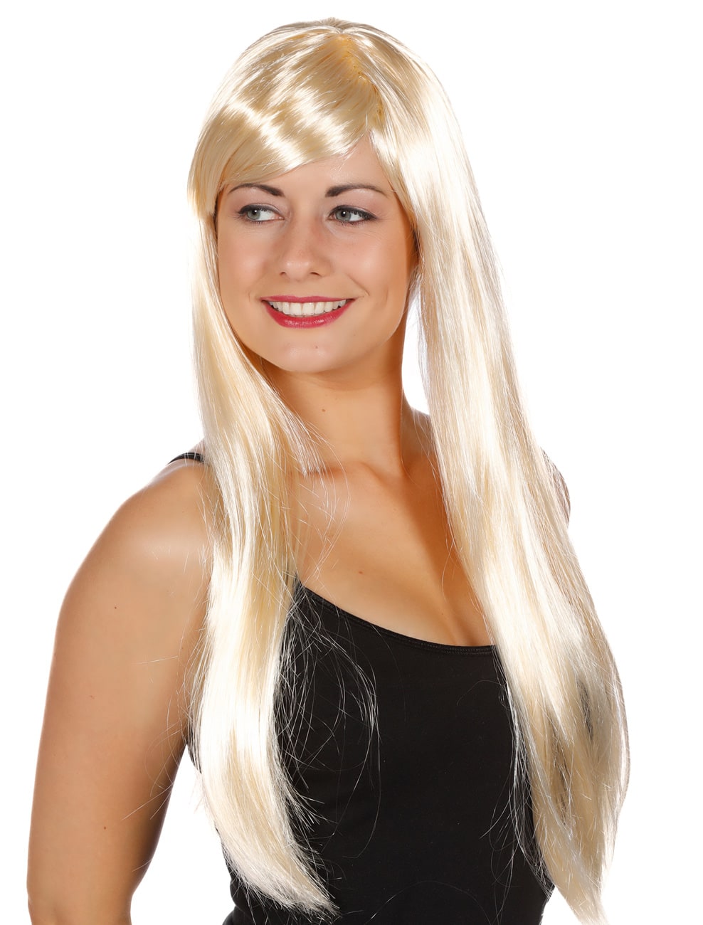 Perücke Langhaar blond