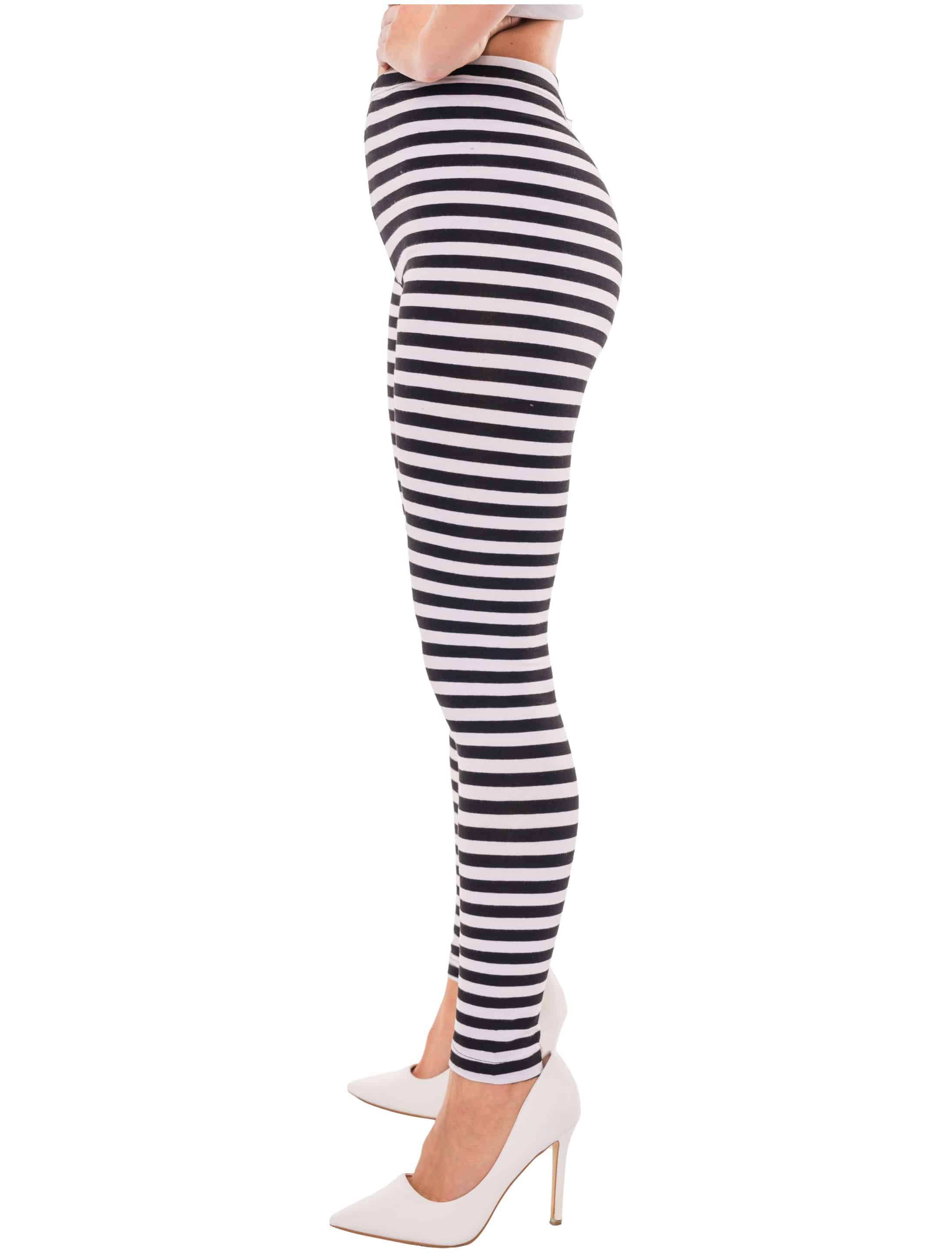 Leggings Damen schwarz/weiß 2XL Leggings Damen schwarz/weiß 2XL