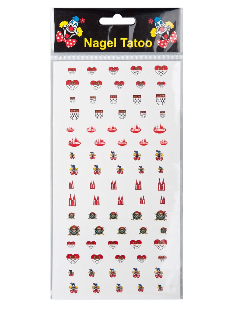 Nageltattoos verschiedene Motive