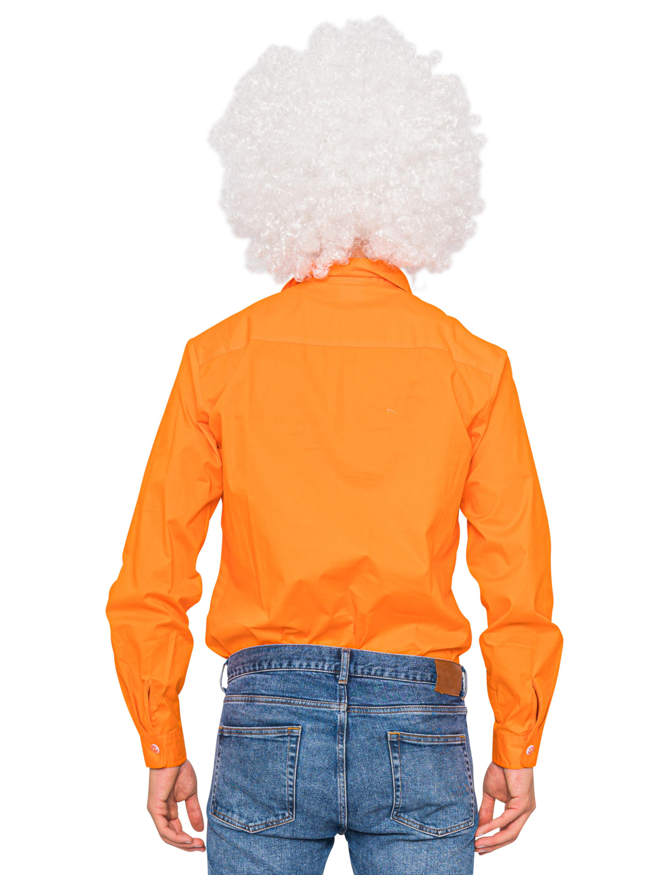 Hemd Herren orange XL