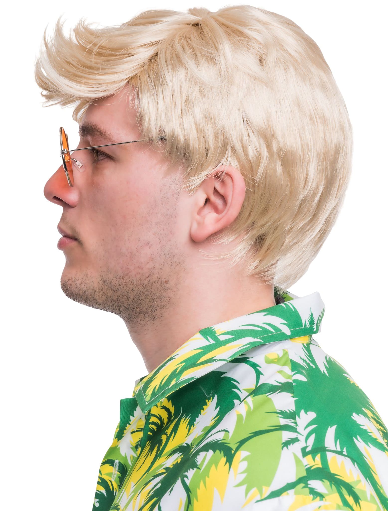 Perücke Kurzhaar Partyboy blond