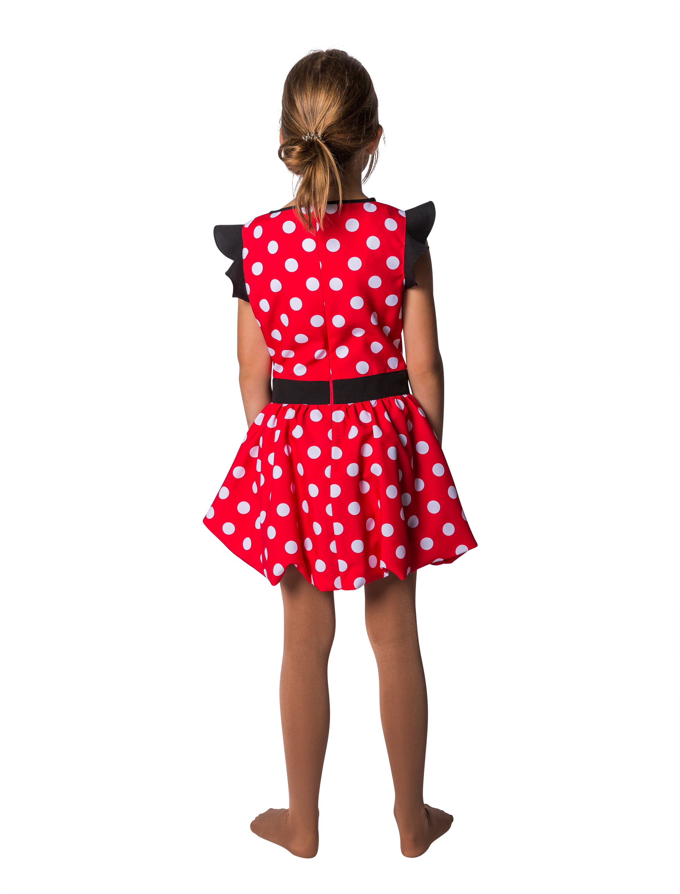 Kleid Mausi Kinder rot/weiß 140