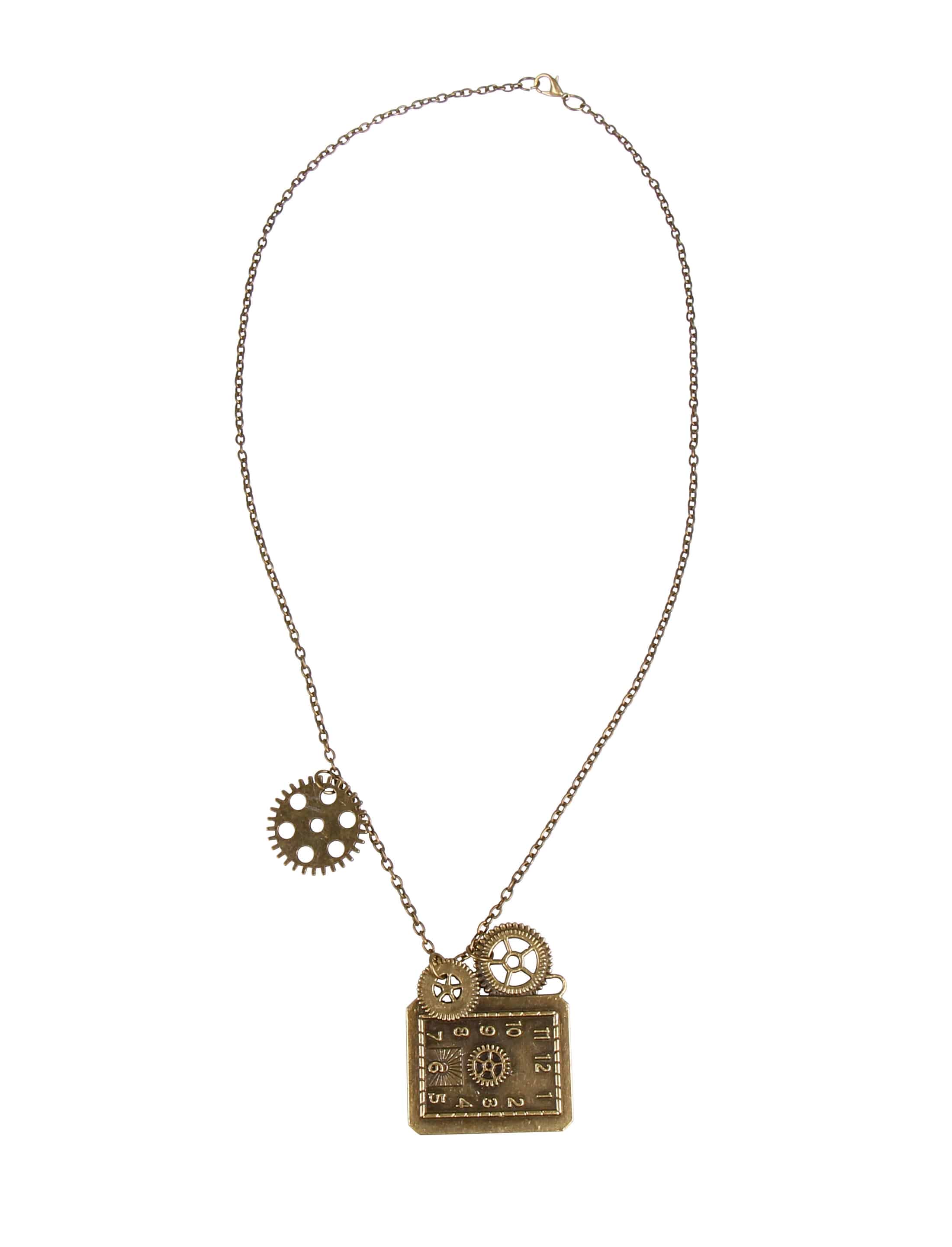 Halskette Steampunk mit Zahlen 