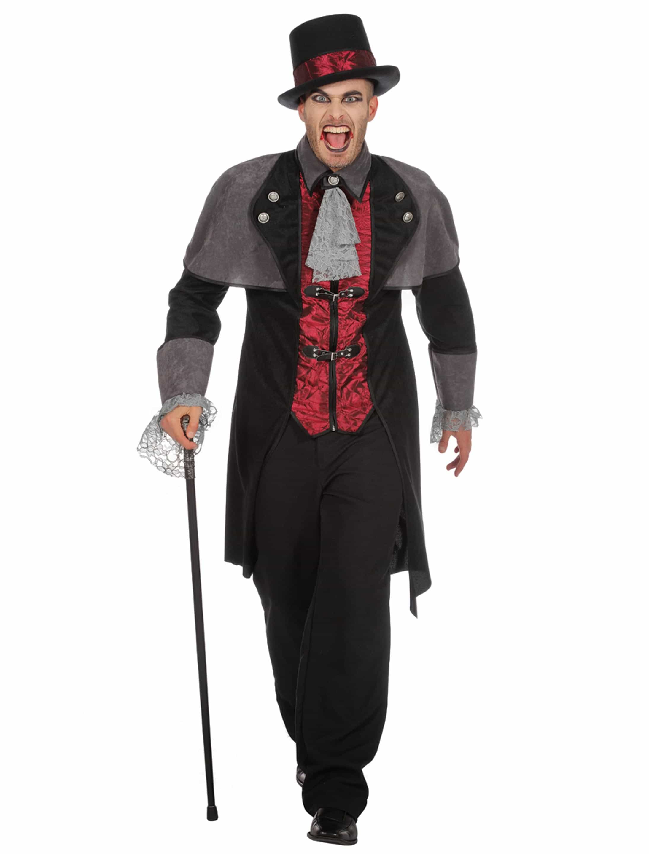Vampirmantel Herren schwarz 50