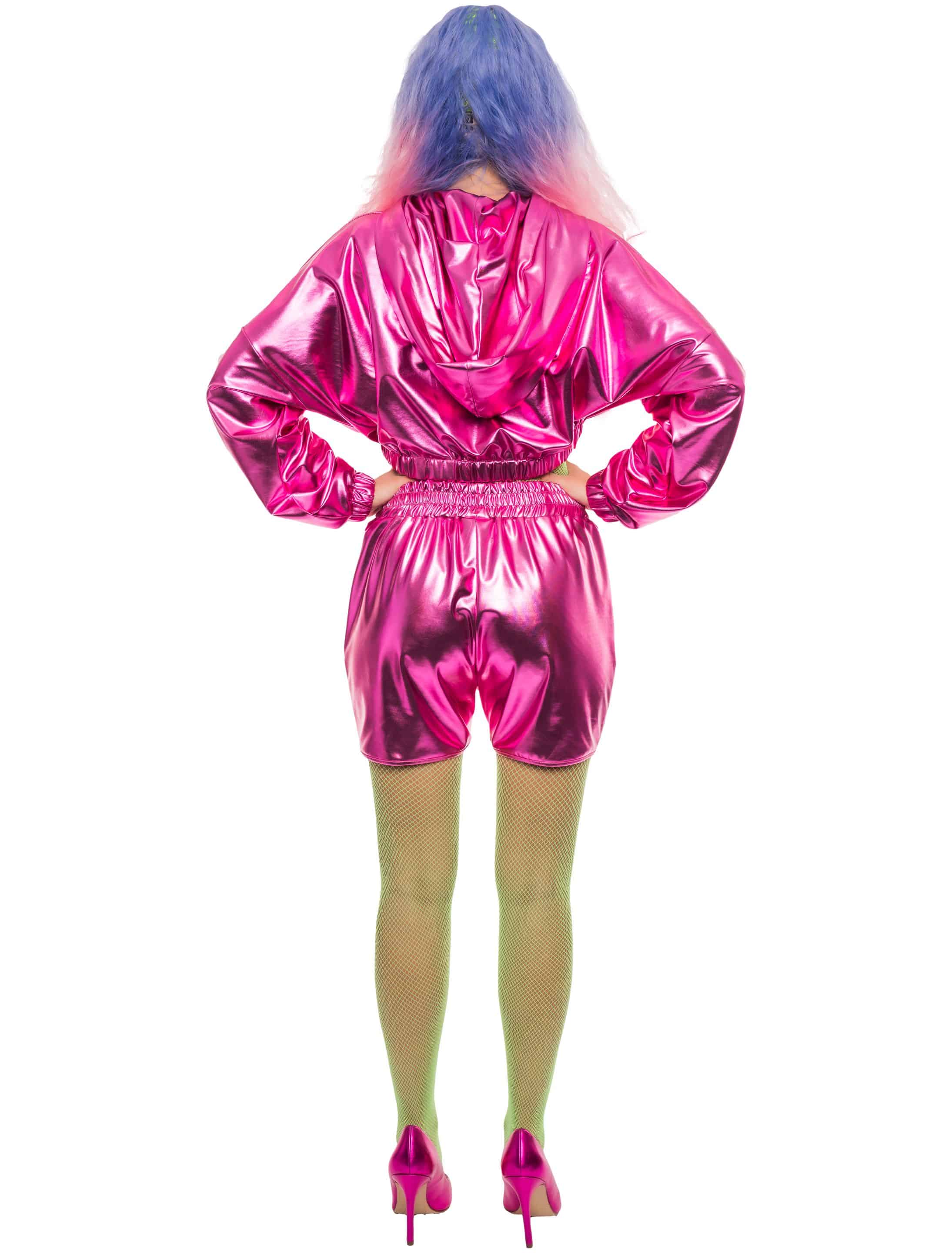 Hot Pants metallic Damen pink L/XL