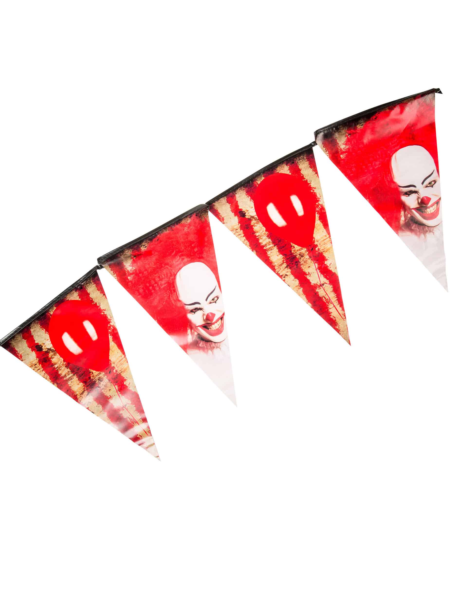Wimpelkette Horror-Clown 6m