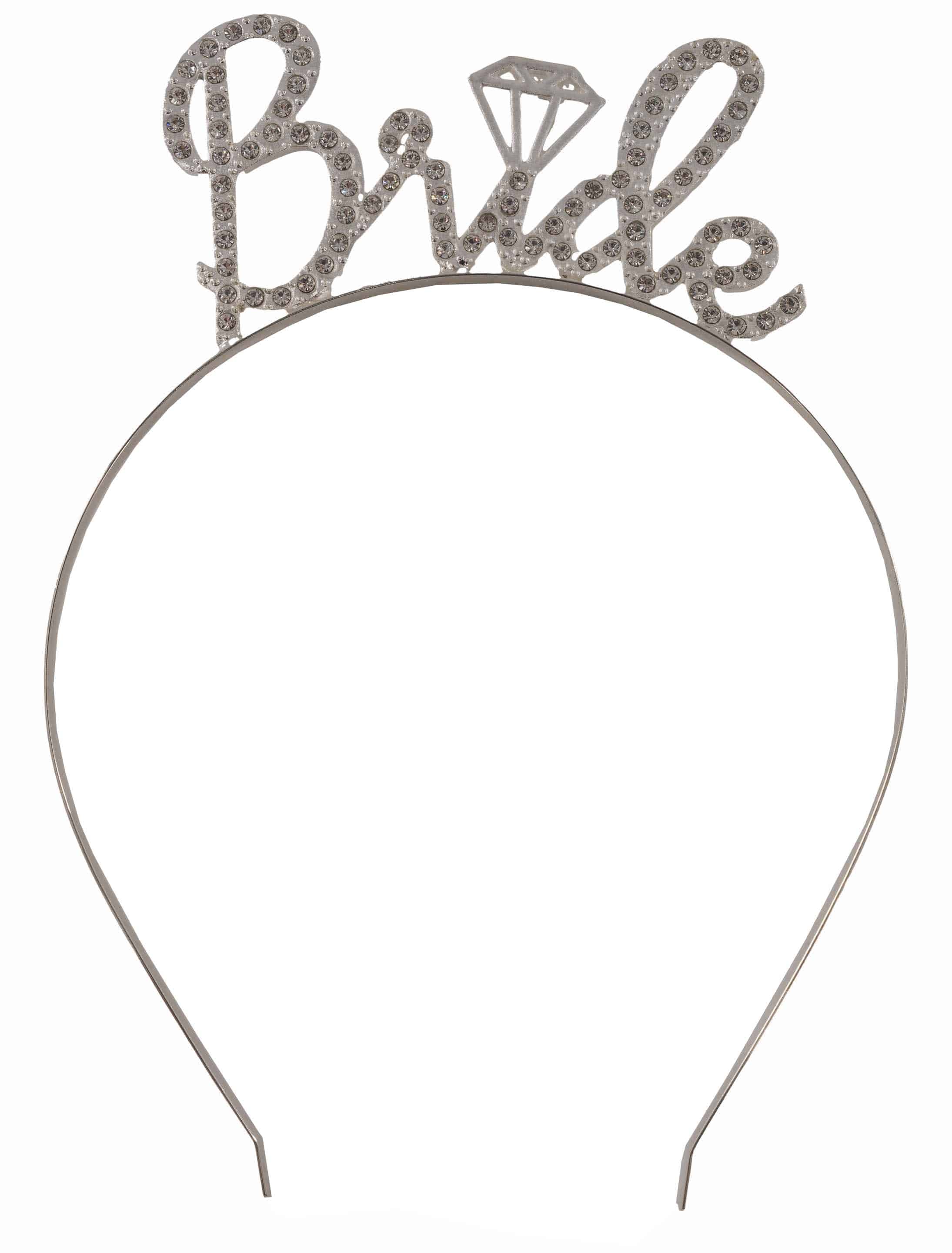 Haarreif Bride silber