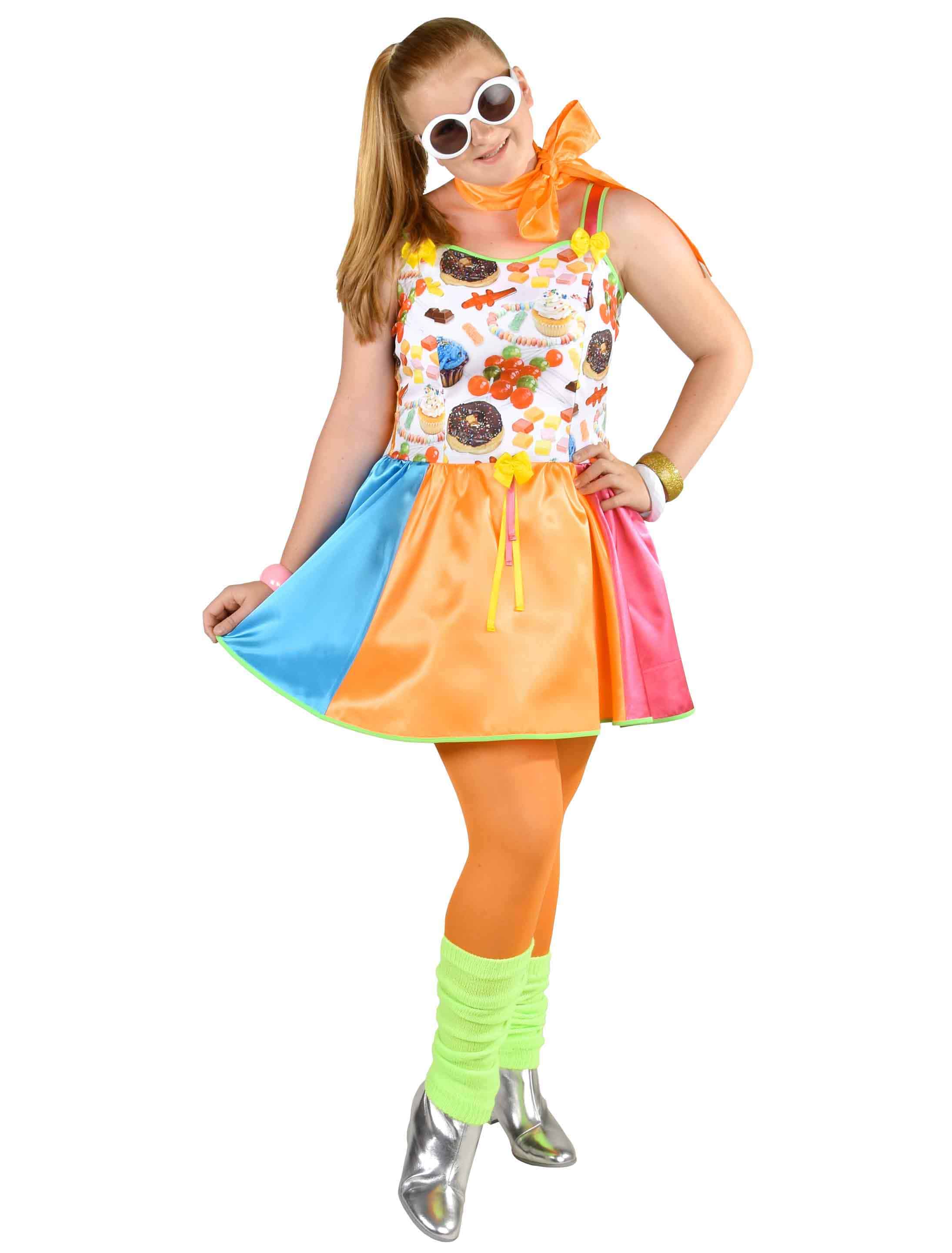 Kleid Candy Mix Kinder bunt 128