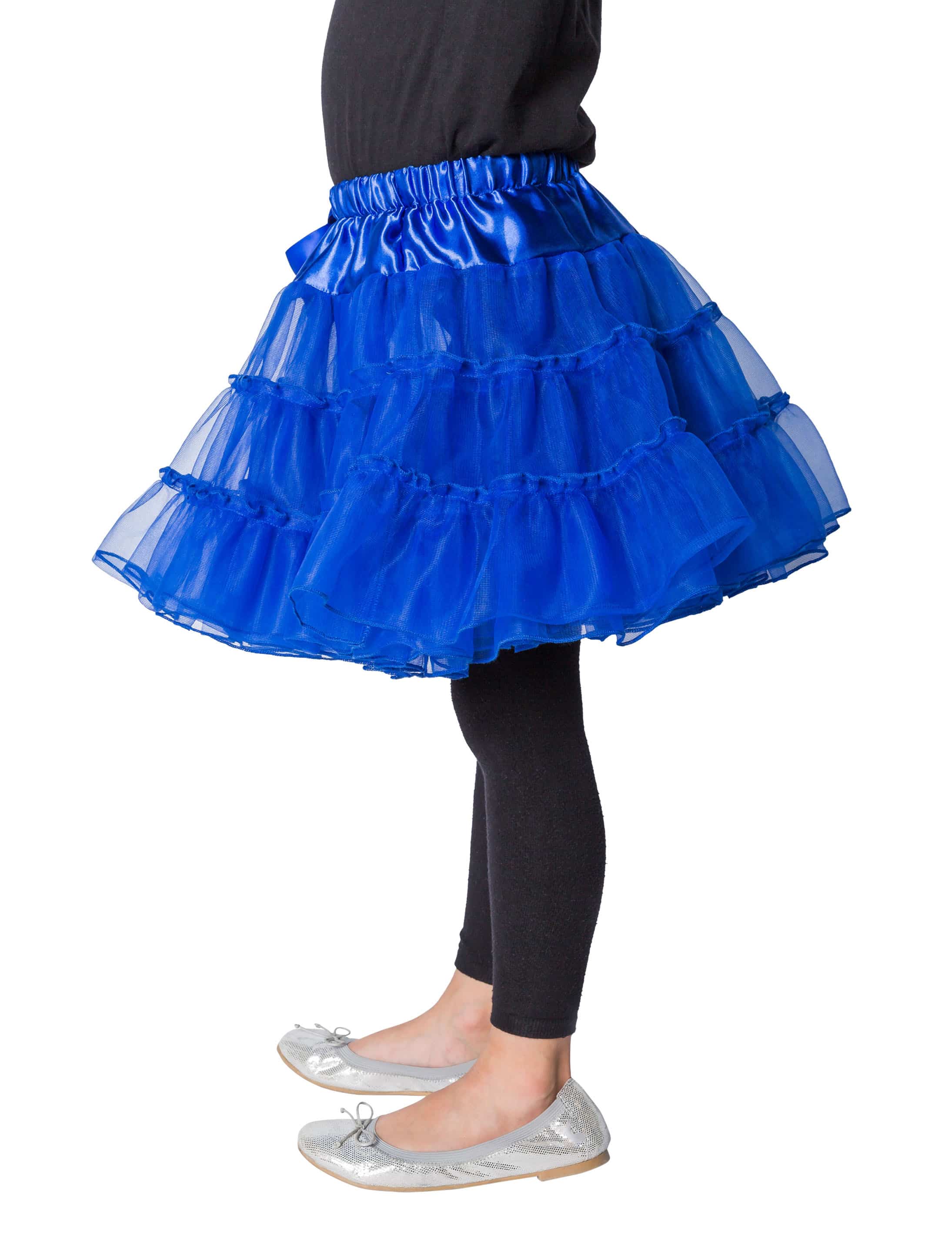 Petticoat Kinder Mädchen blau one size