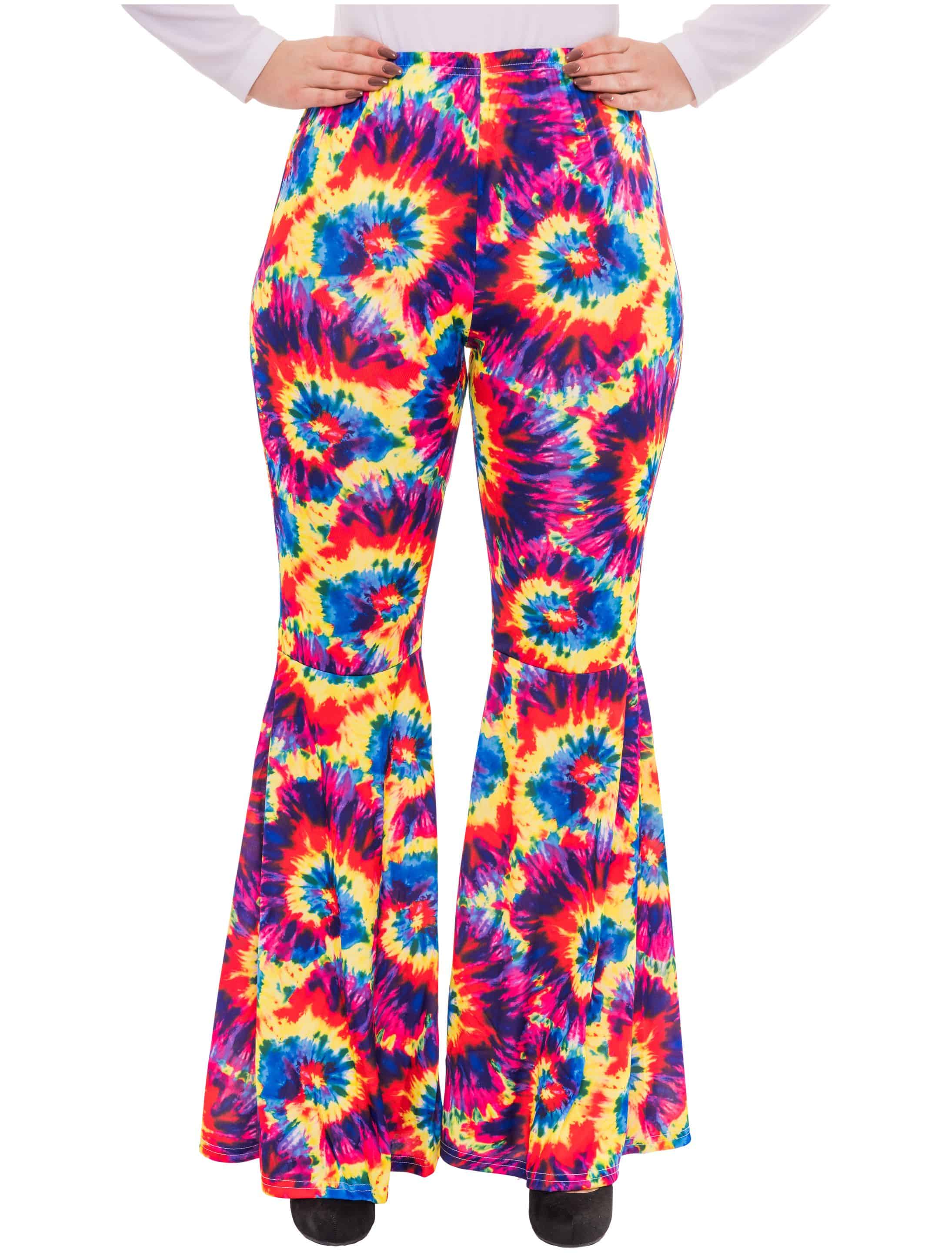 Hose Hippie Vintage Damen bunt L/XL