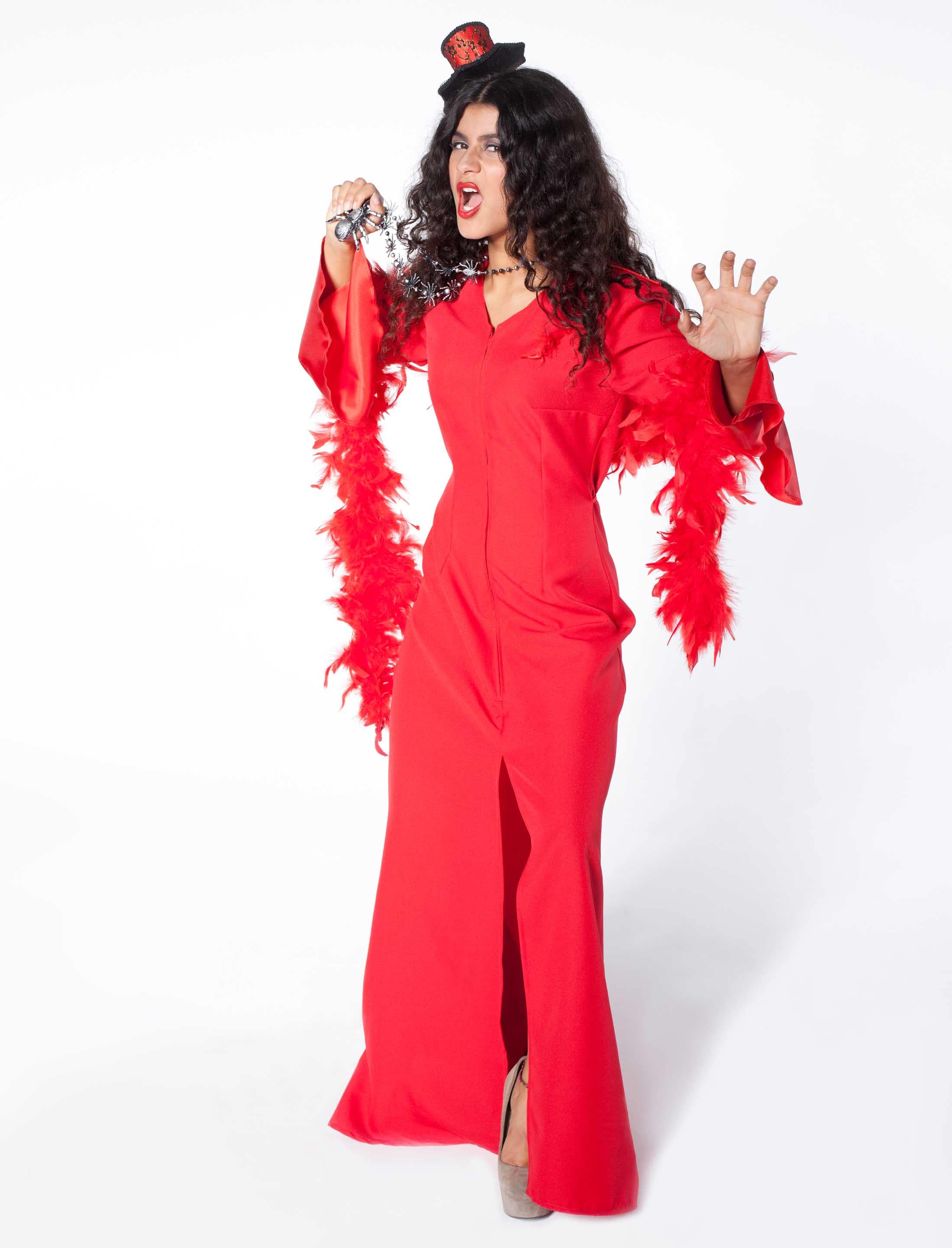 Kleid Vampir lang rot XL