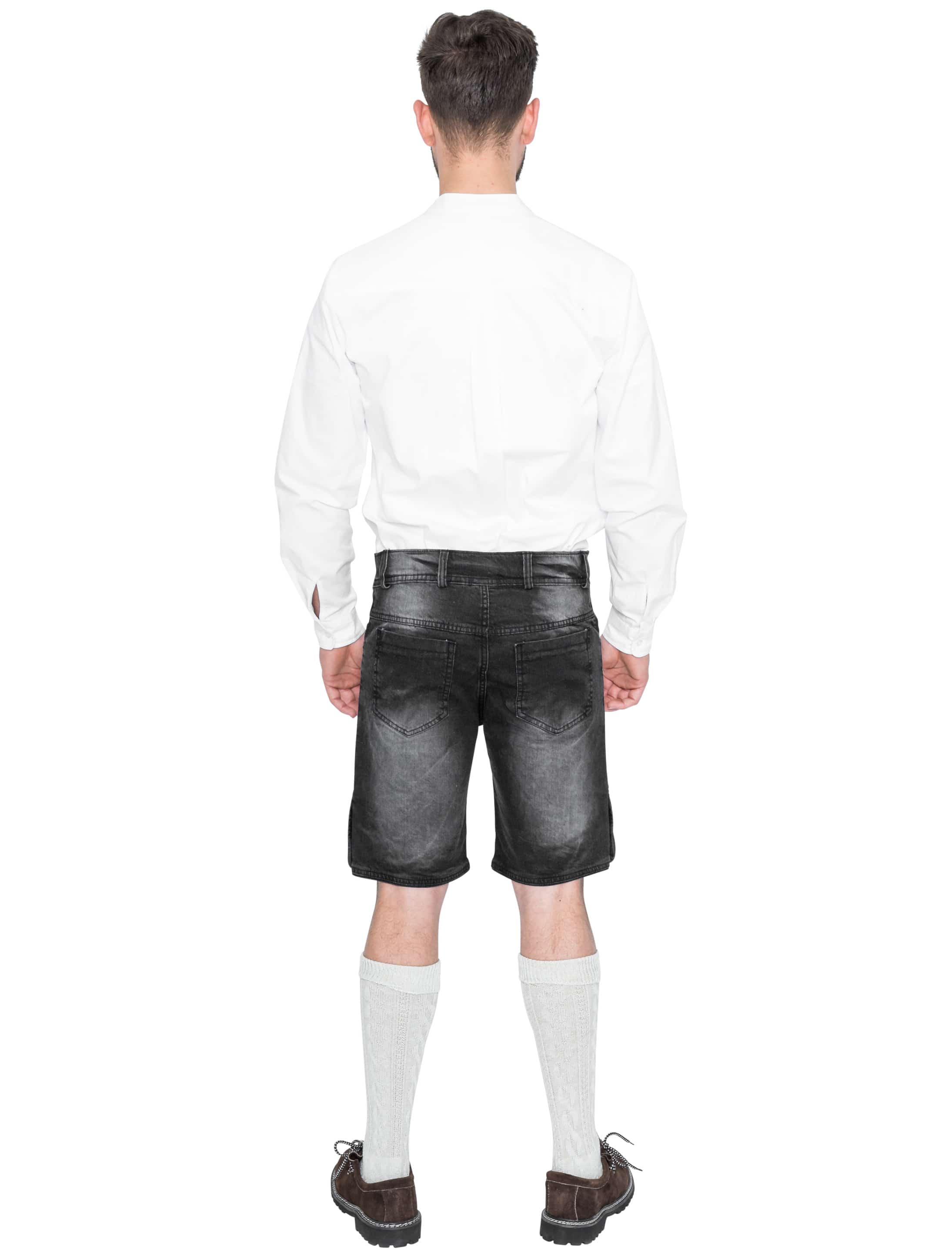 Trachtenjeans Herren schwarz XL