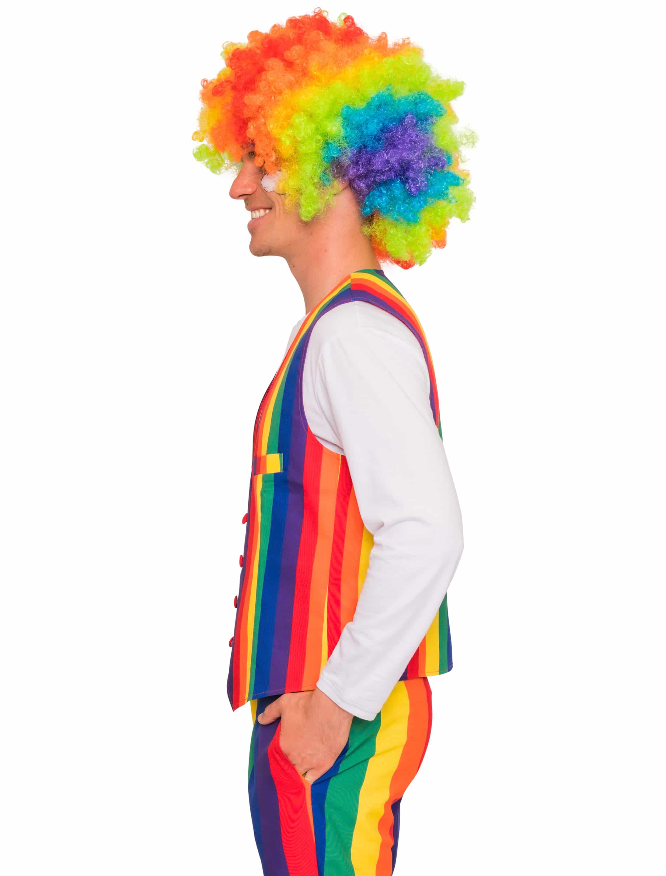 Weste Herren Regenbogen rainbow S/M