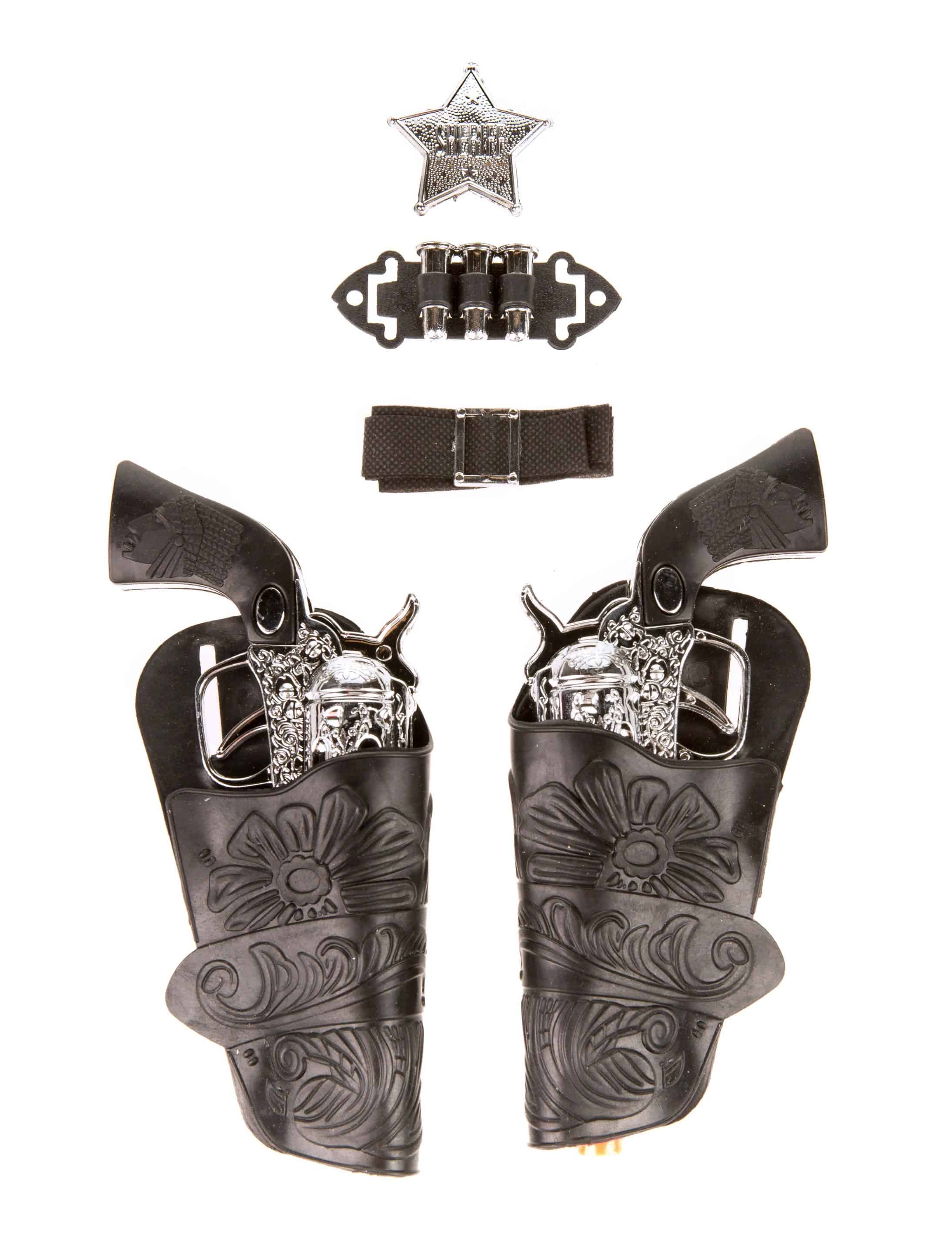 Cowboy Pistolen Set 7-tlg.
