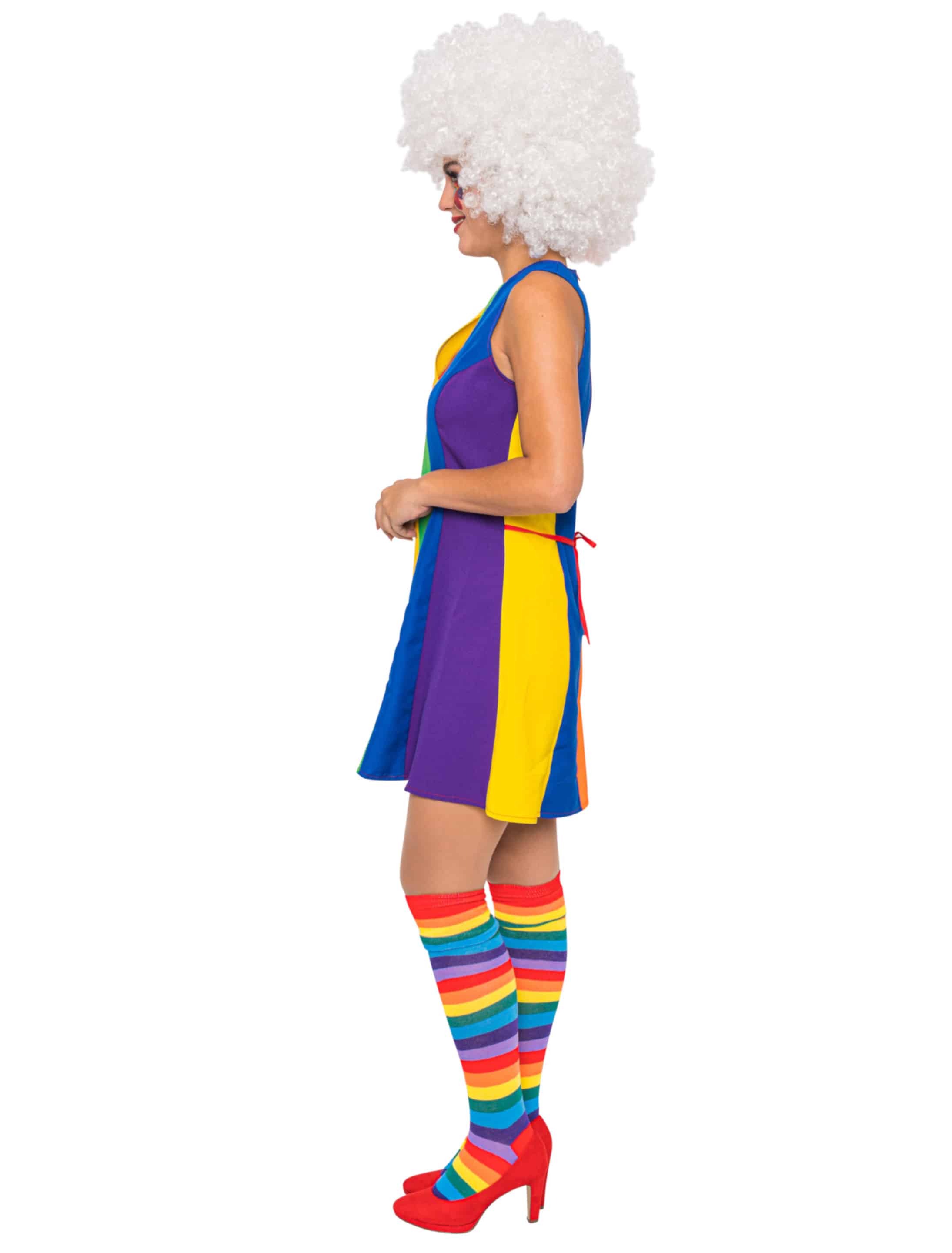 Kleid Rainbow Damen rainbow XL