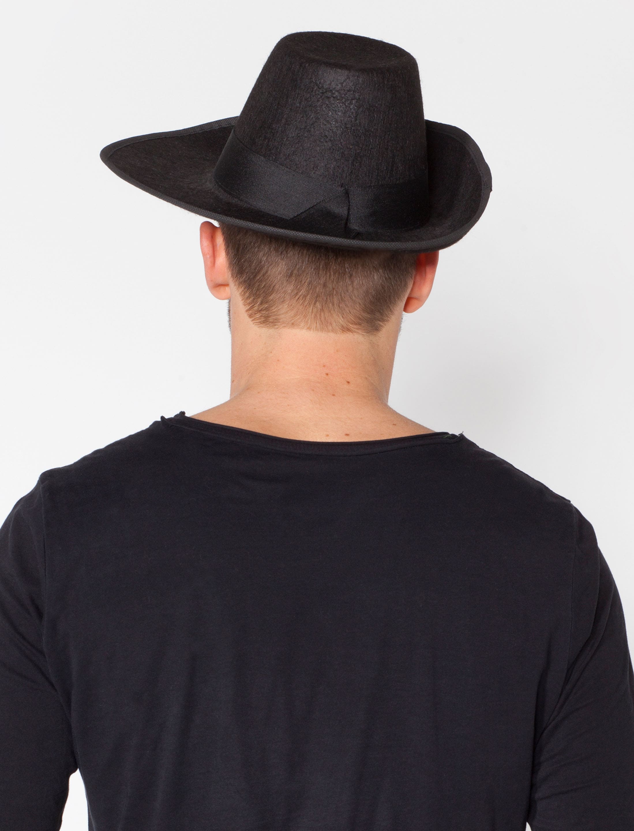 Musketier Hut Filz schwarz Musketier Hut Filz schwarz