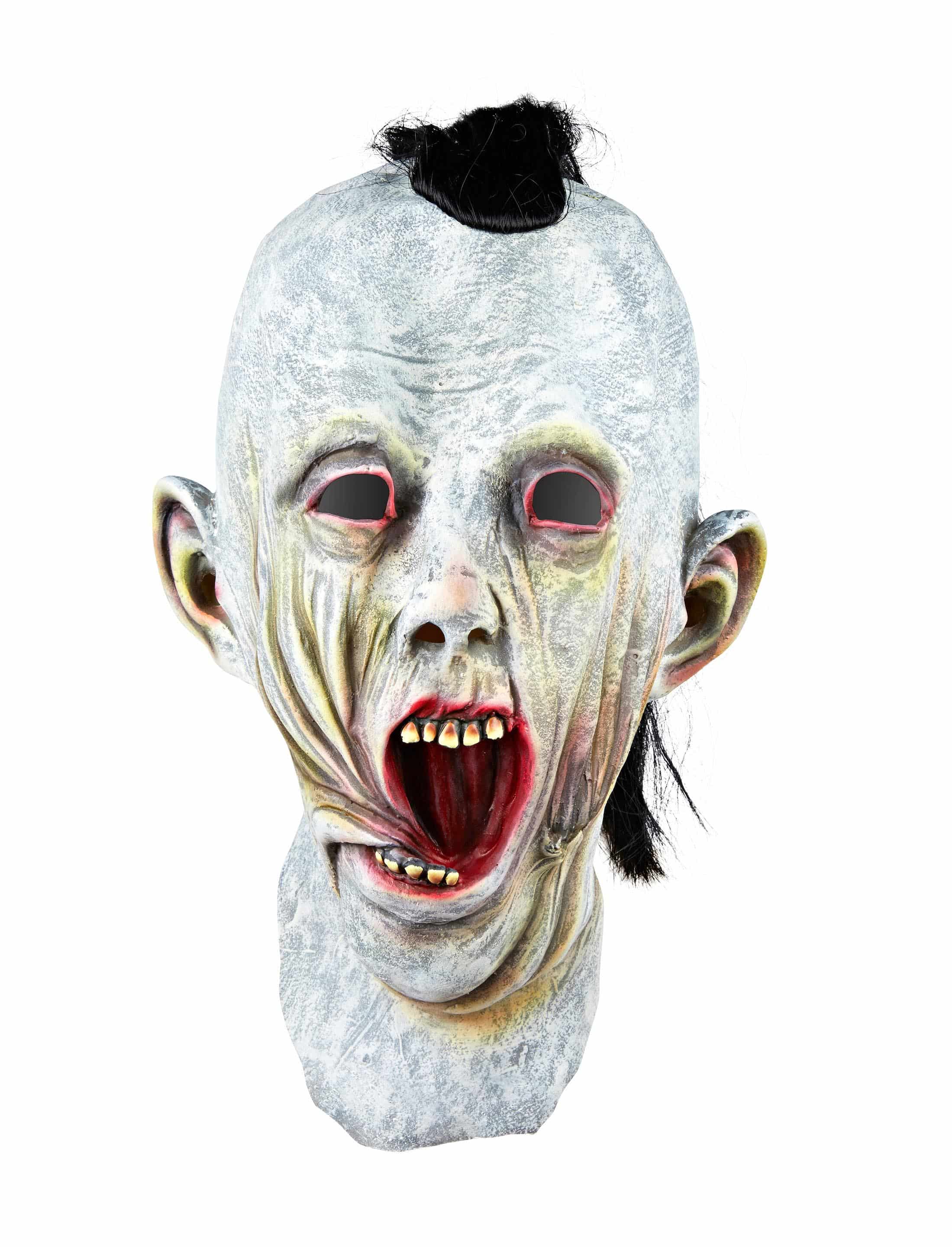 Latexmaske mit offenem Mund