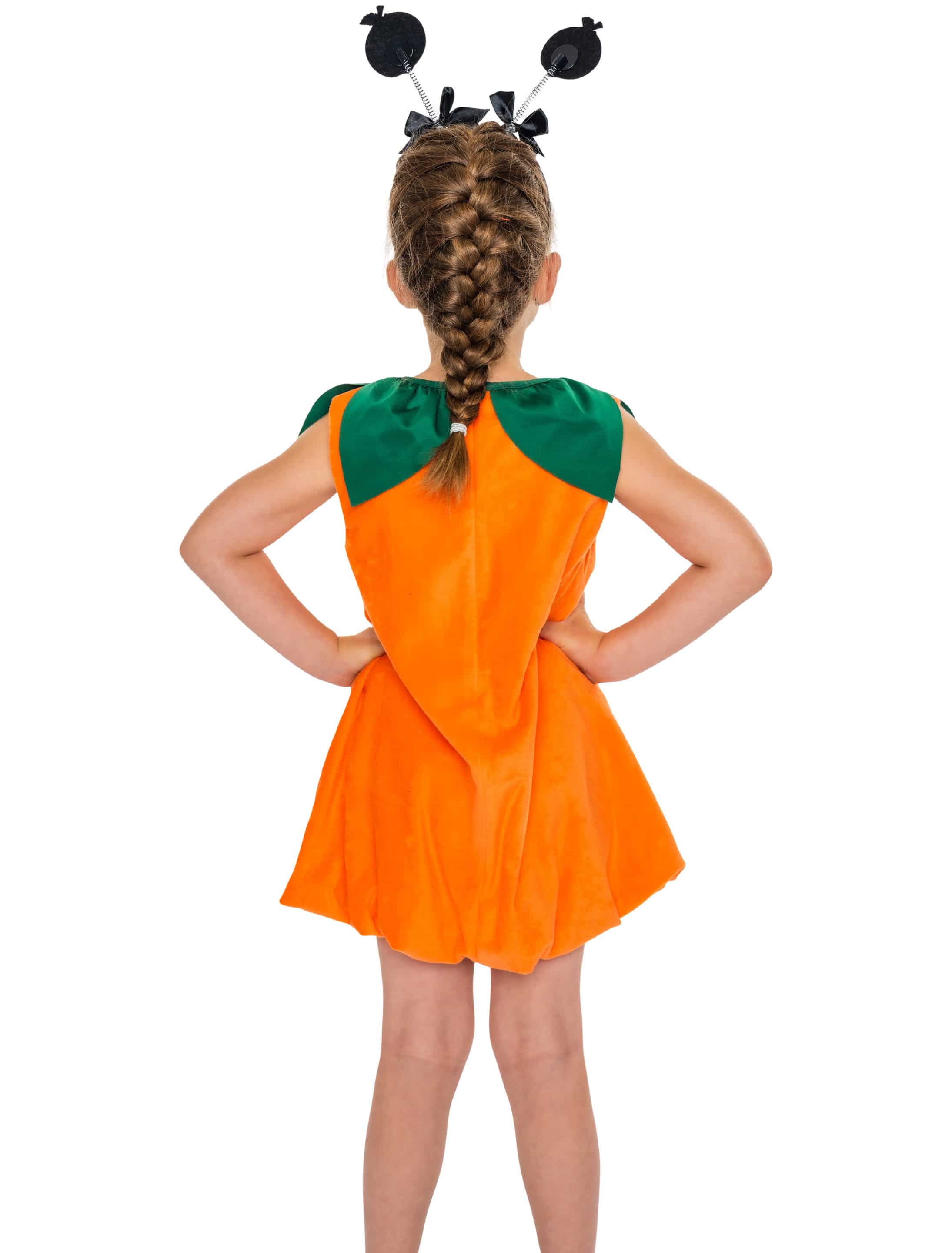 Kleid Kürbis orange 116-128