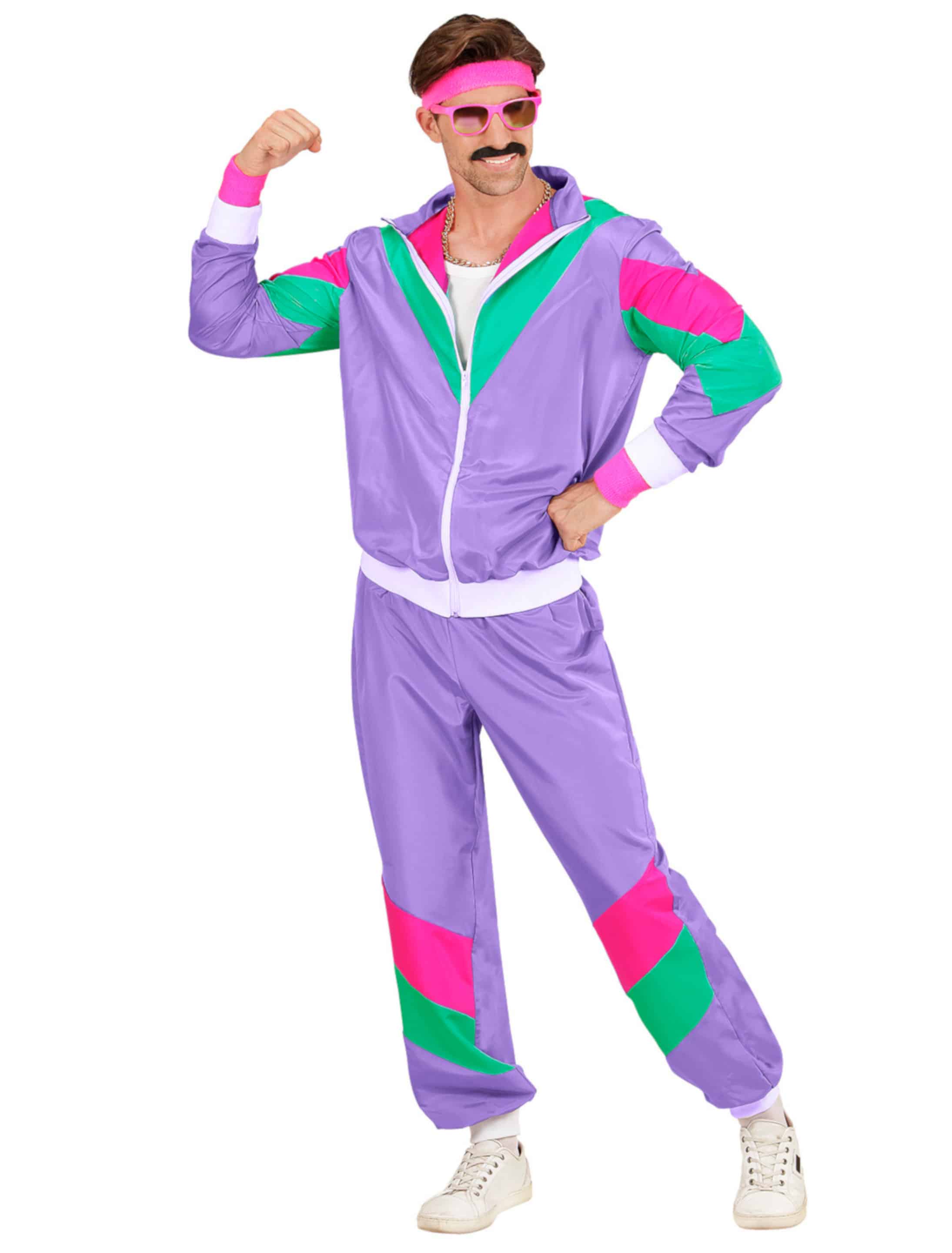Jogginganzug Herren 2-tlg. lila XL