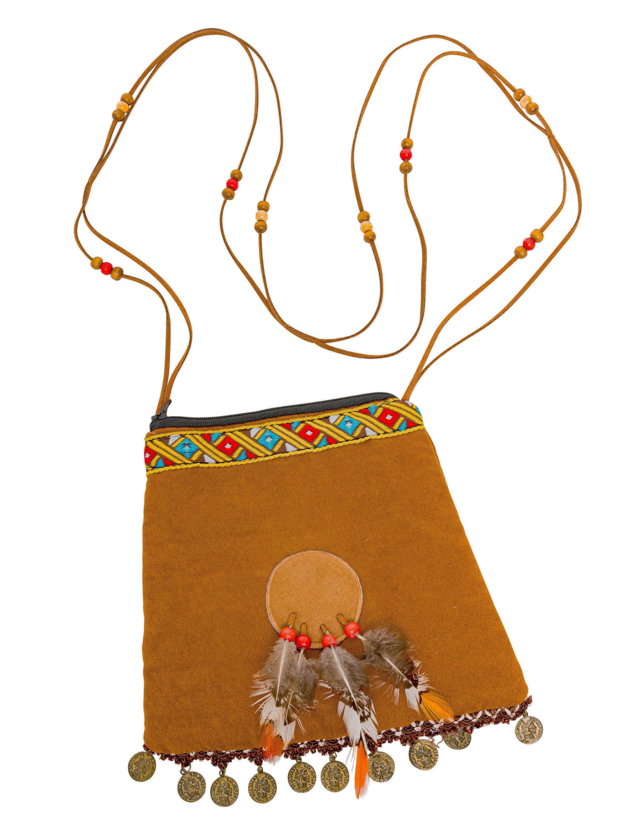 Tasche Indianer braun