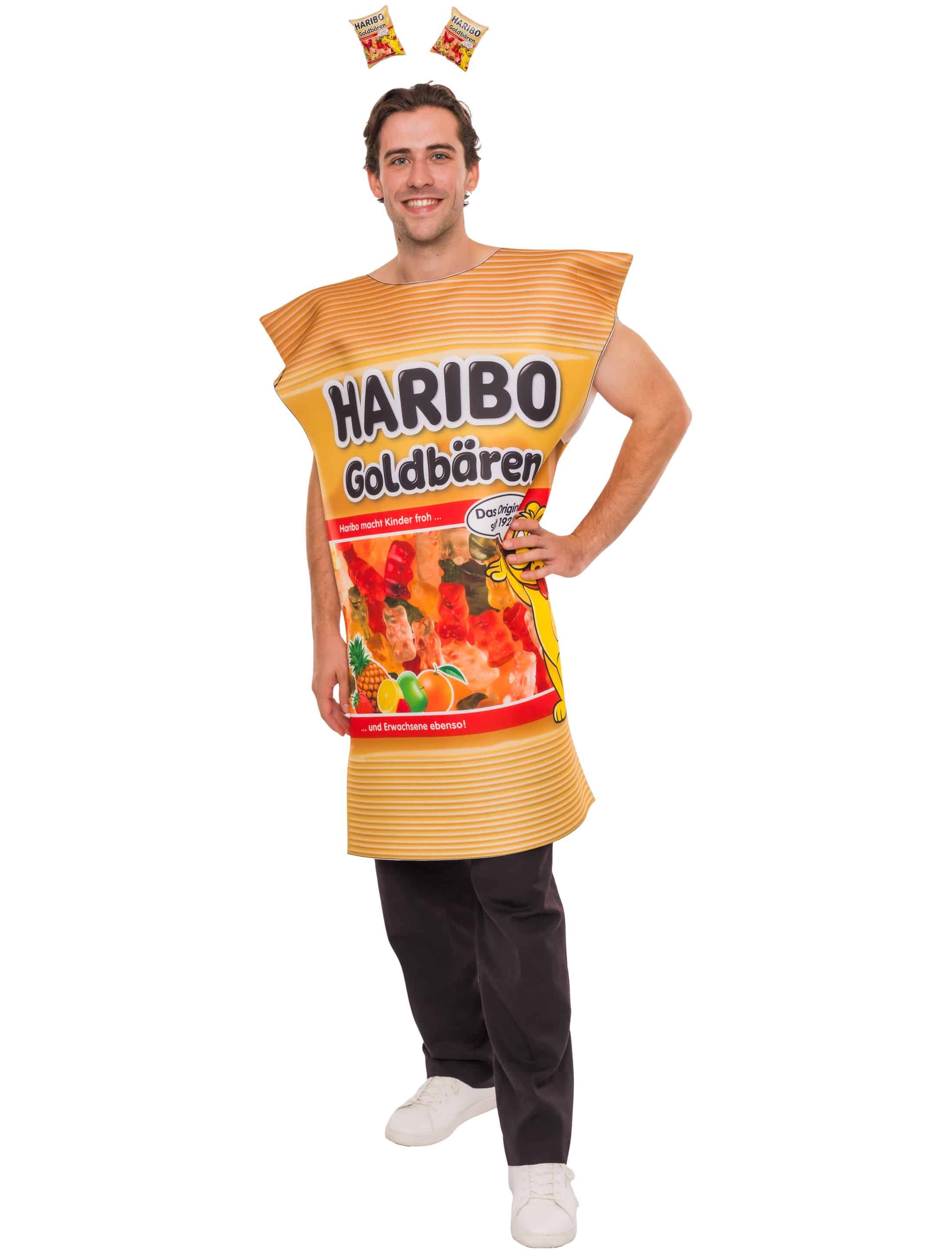 Kostüm HARIBO Goldbären Erwachsene bunt one size