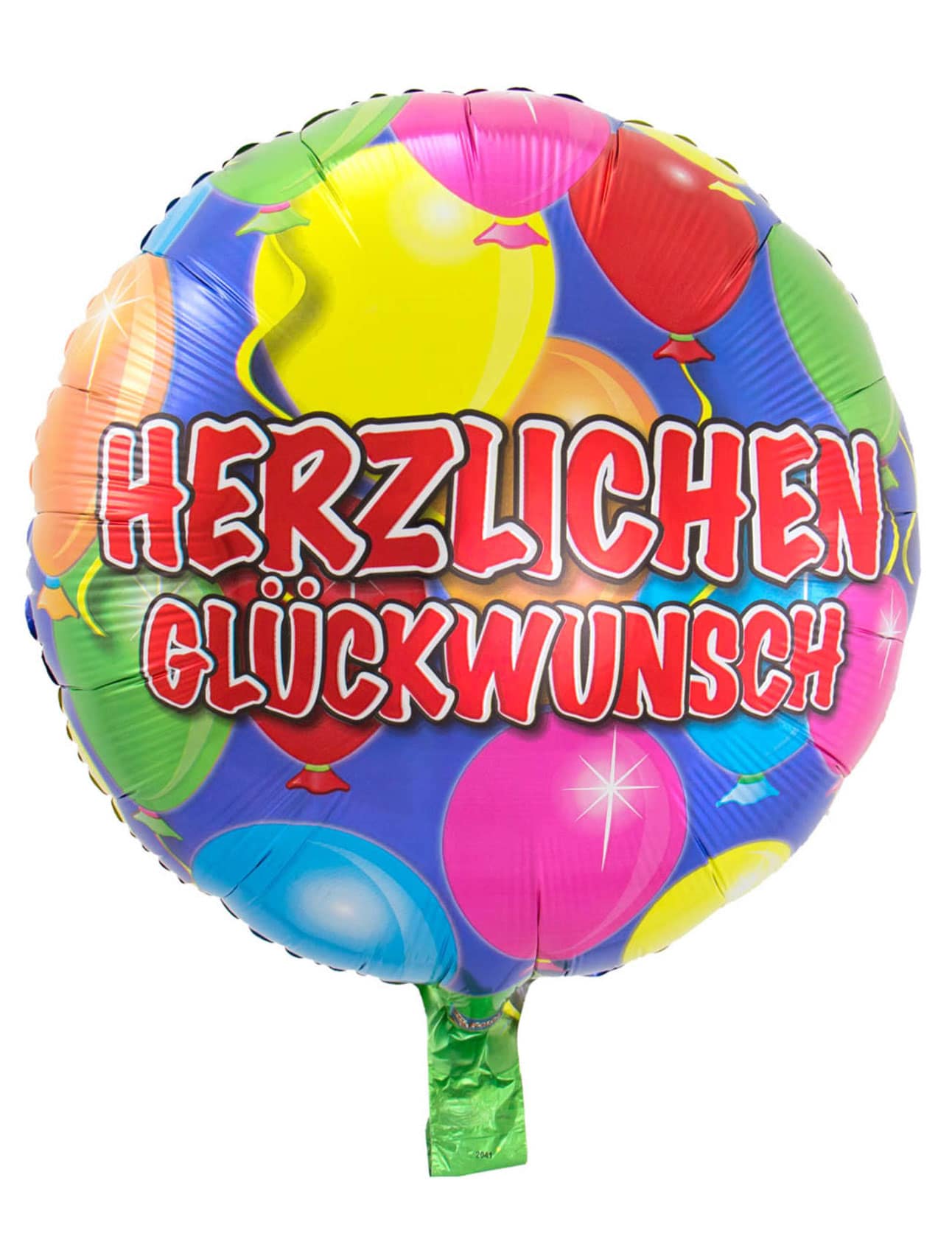 Folienballon Herzlichen Glückwunsch 43cm bunt S Folienballon Herzlichen Glückwunsch 43cm bunt S