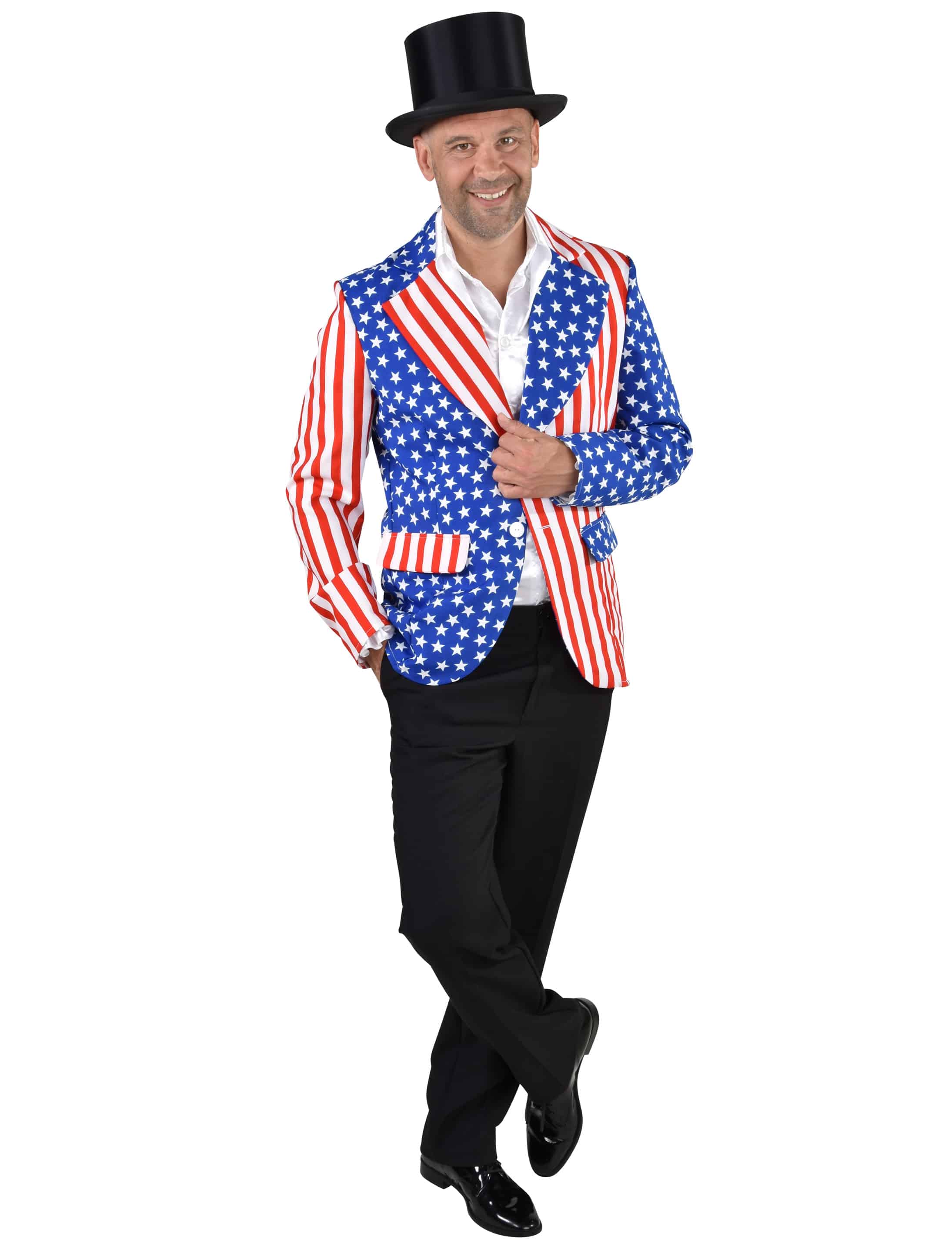 Jacke USA Herren bunt L