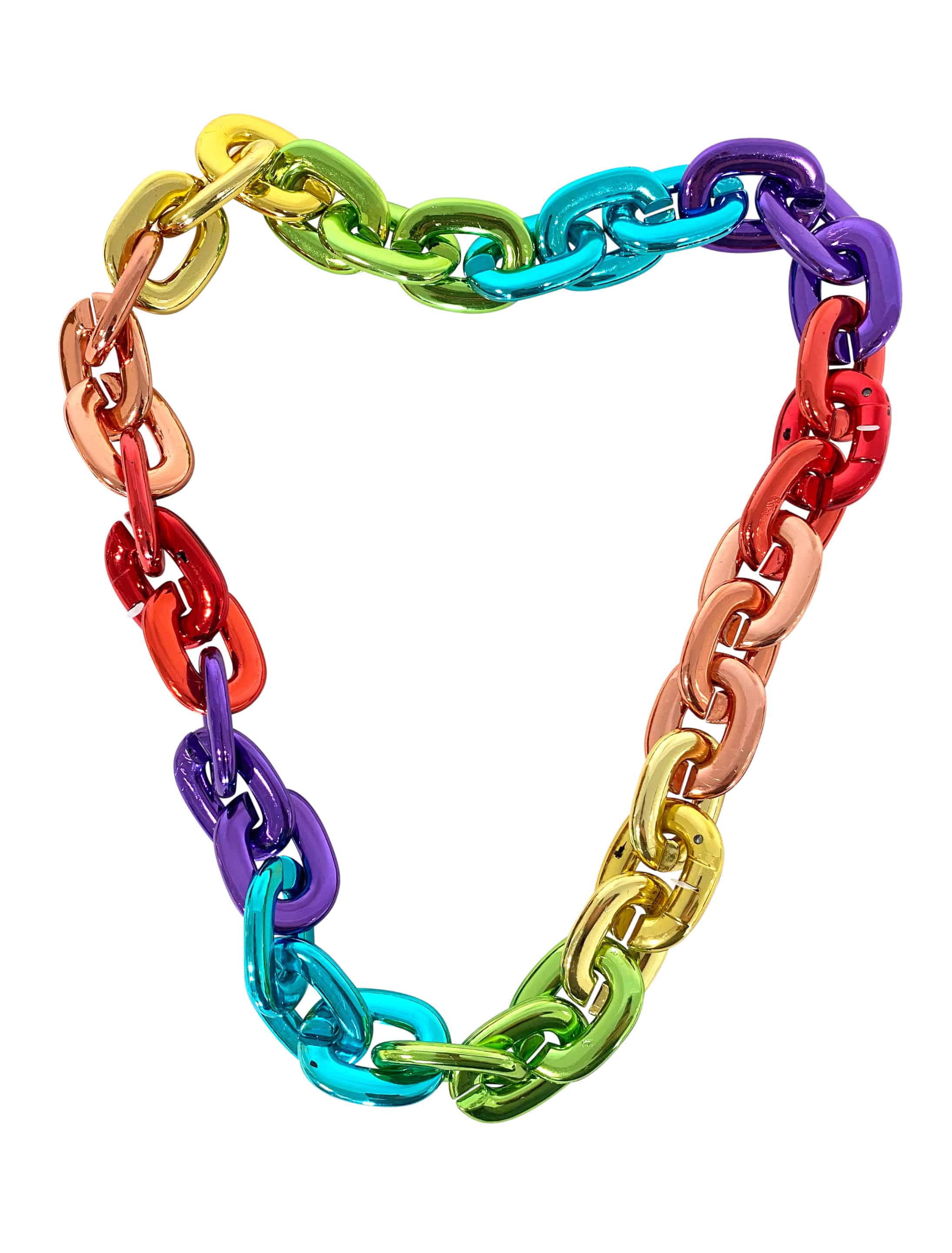 Halskette groß mit LED mehrfarbig