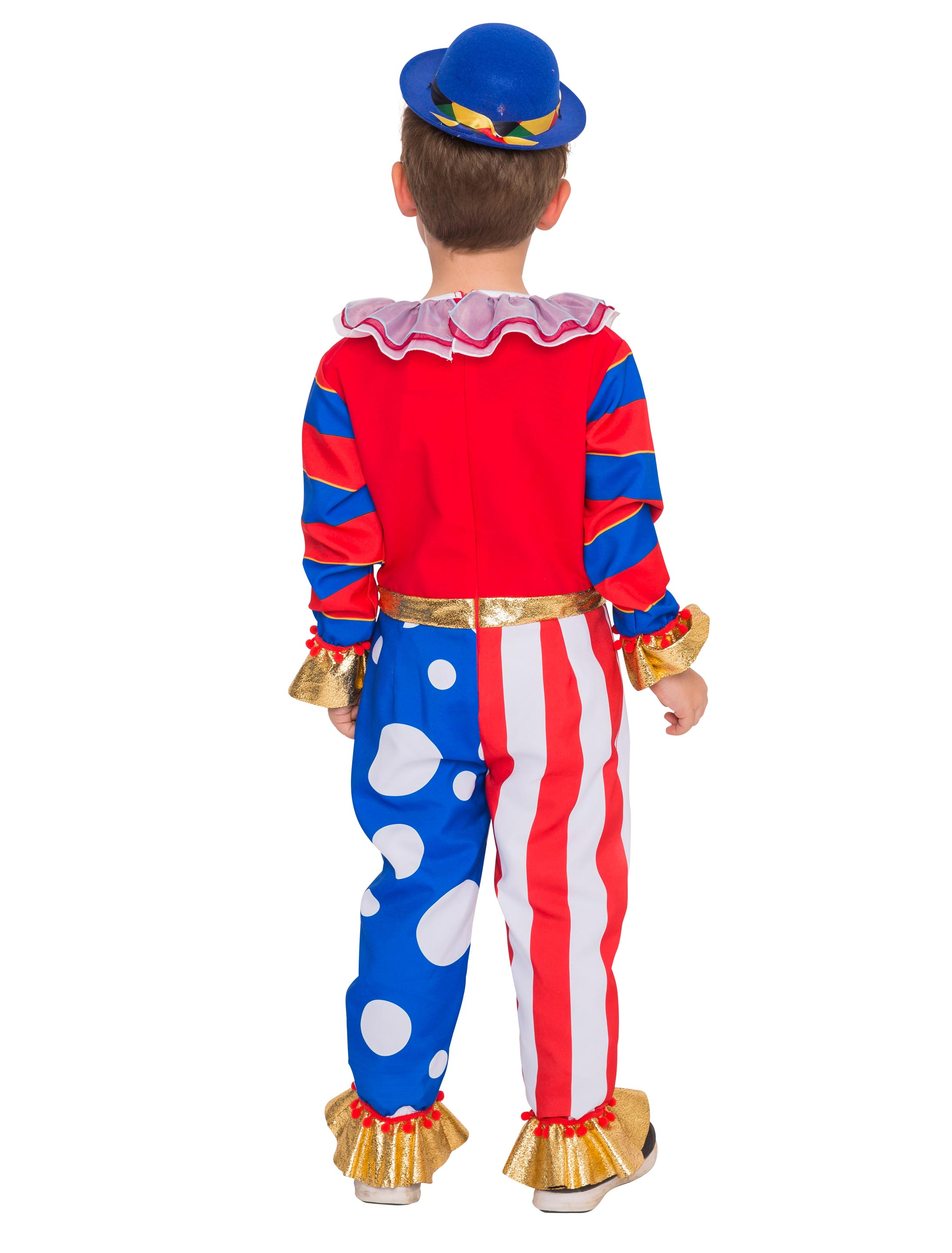 Jumpsuit Clown Kinder mehrfarbig 116-128 Jumpsuit Clown Kinder mehrfarbig 116-128