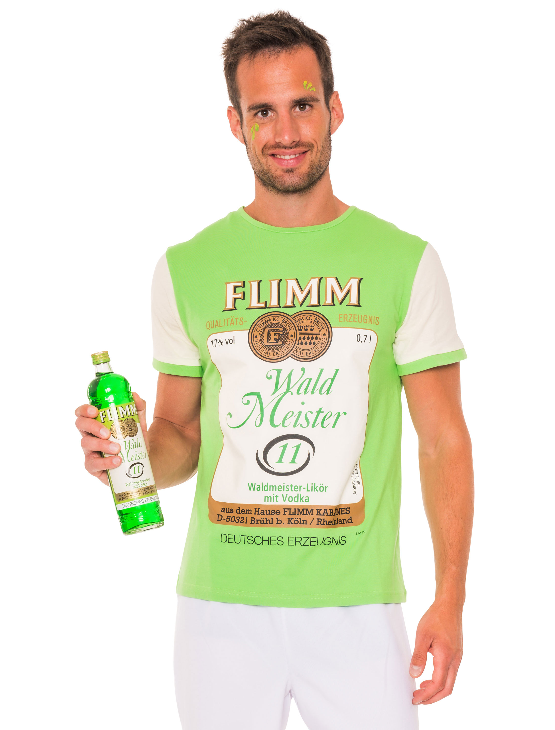 T-Shirt FLIMM Herren Herren grün XL