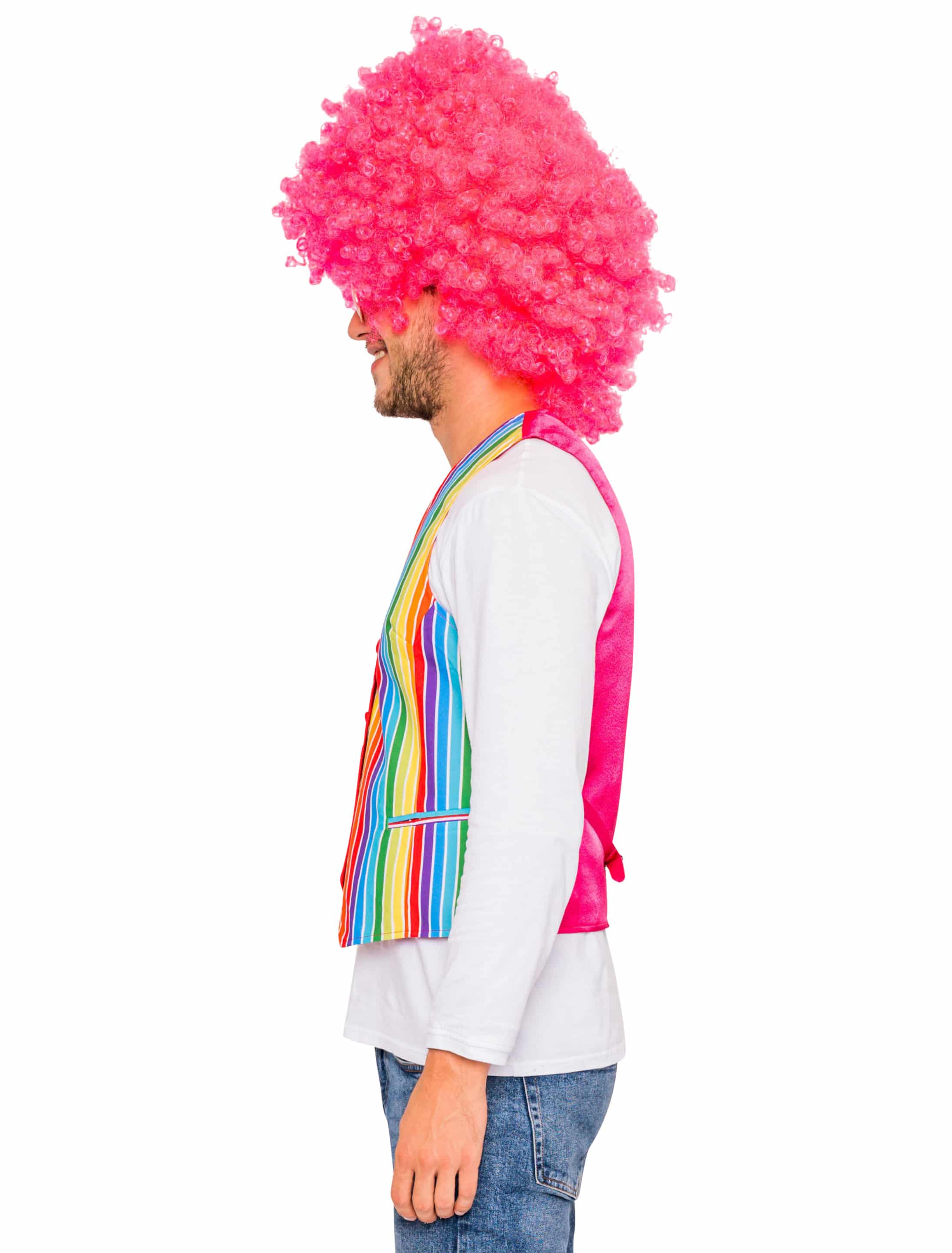 Weste Clown bunt Herren mehrfarbig L