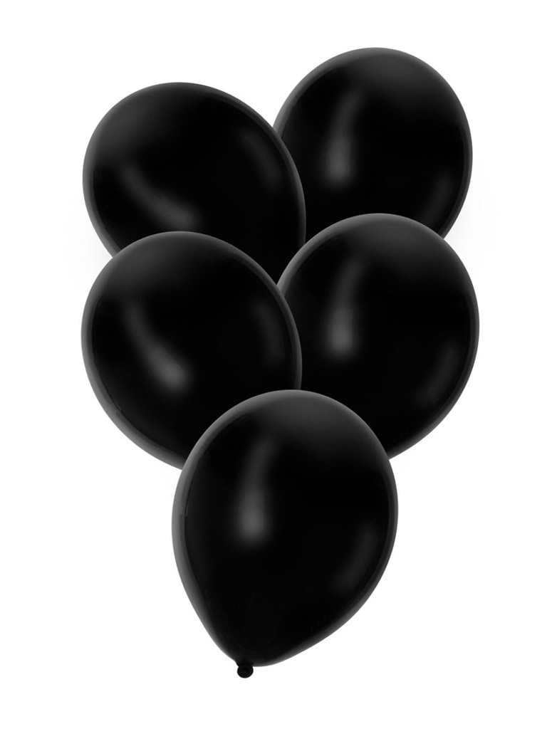 Luftballons 50 Stk. schwarz