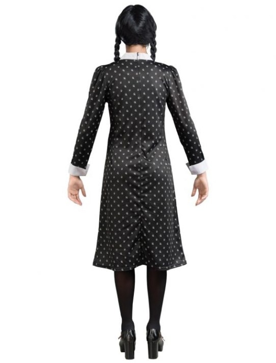 Kleid Wednesday Addams Damen schwarz XS