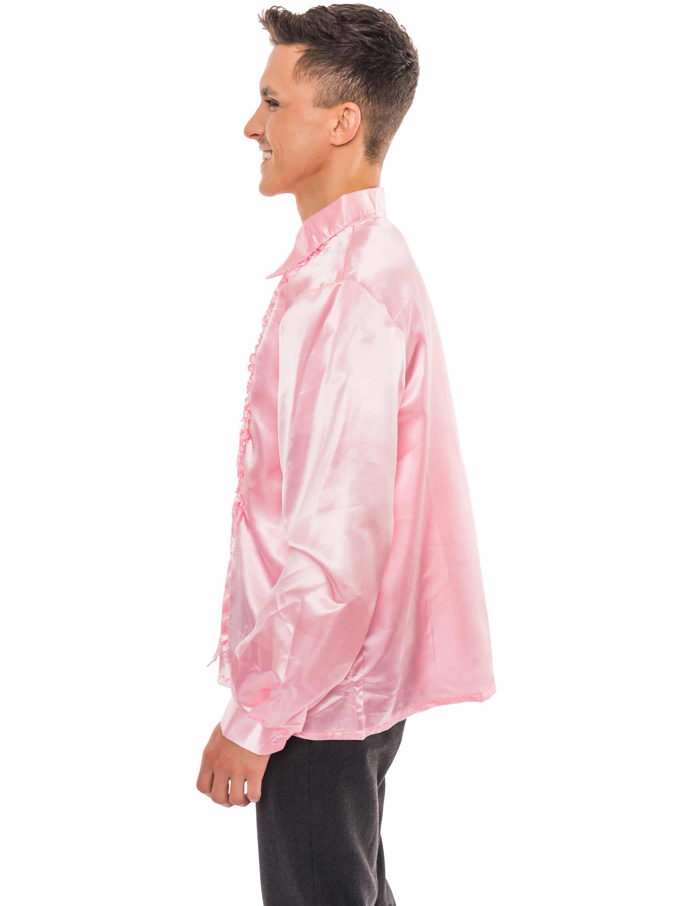 Discohemd Herren pink XL