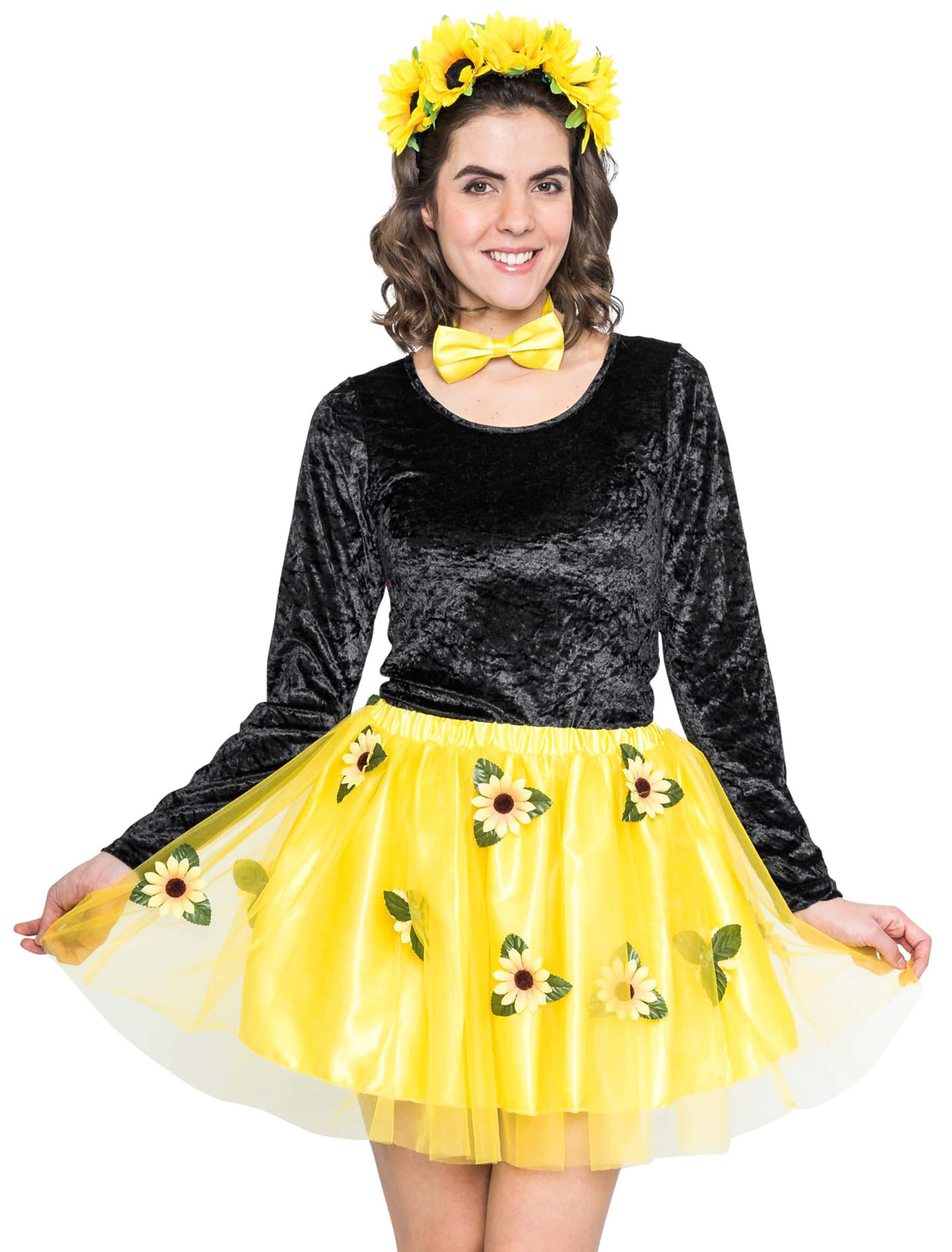 Petticoat Sonnenblume gelb one size