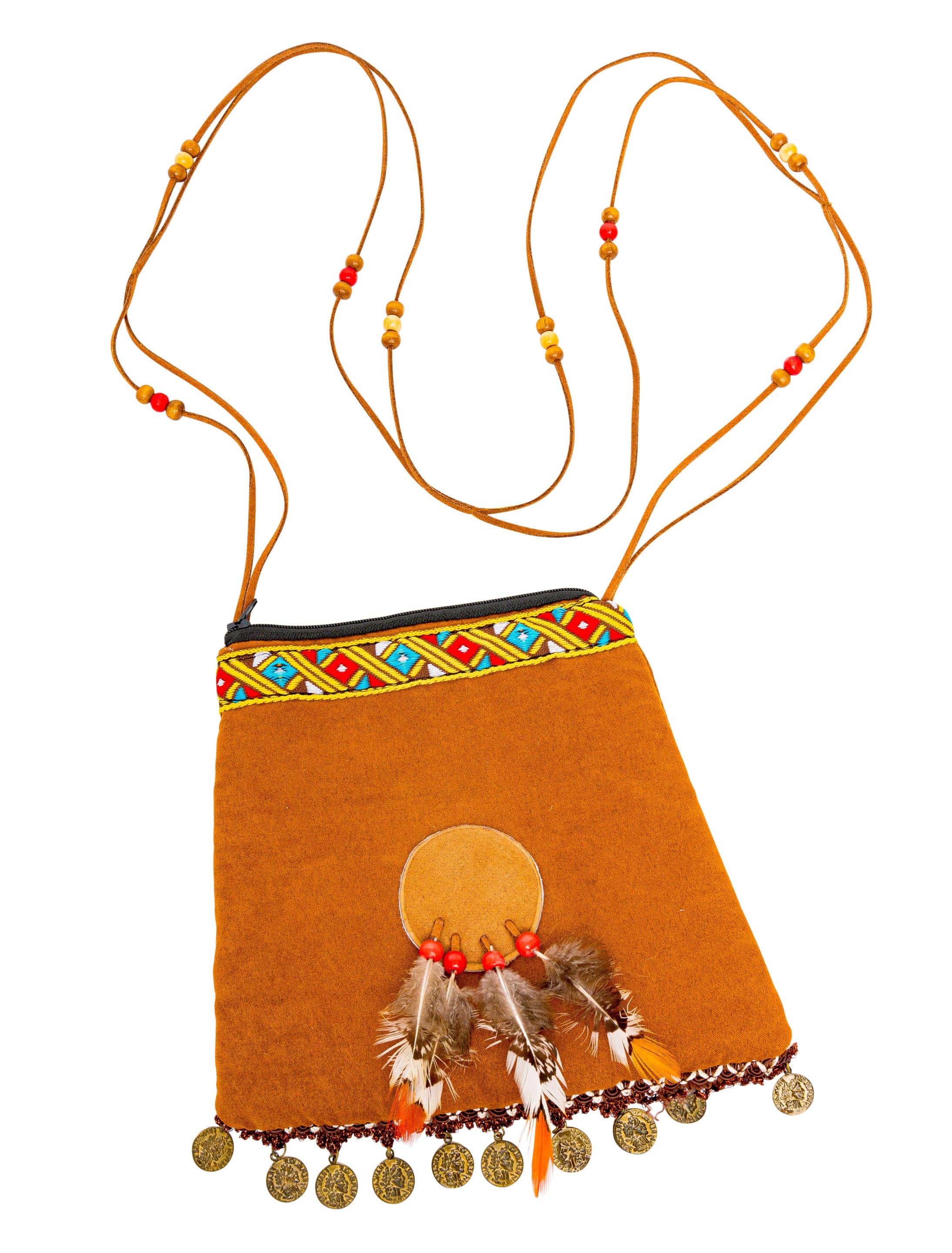 Tasche Indianer braun