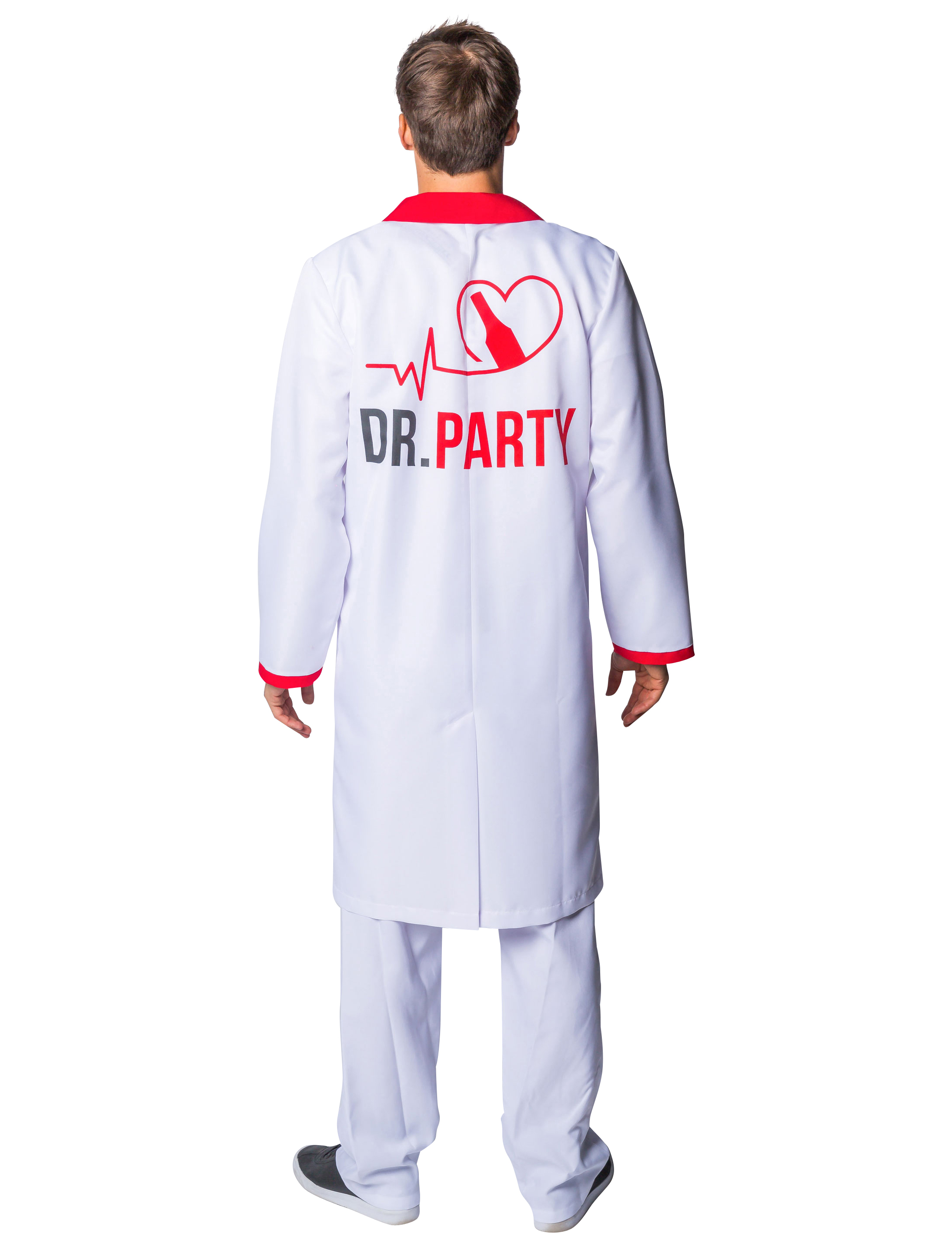 Doktorkittel Dr. Party weiß M/L