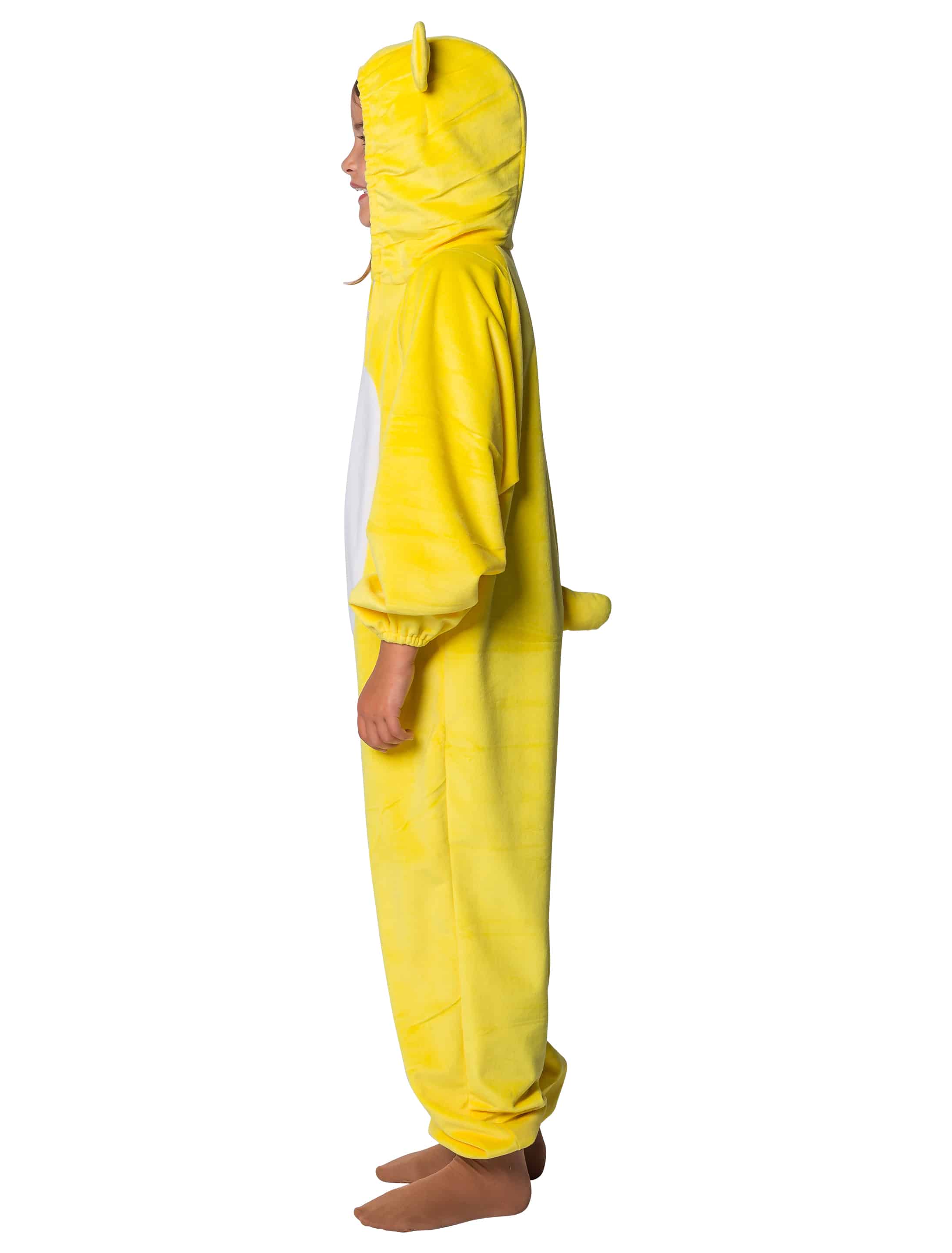 Overall Plüsch Bärchen Kinder gelb 98-104