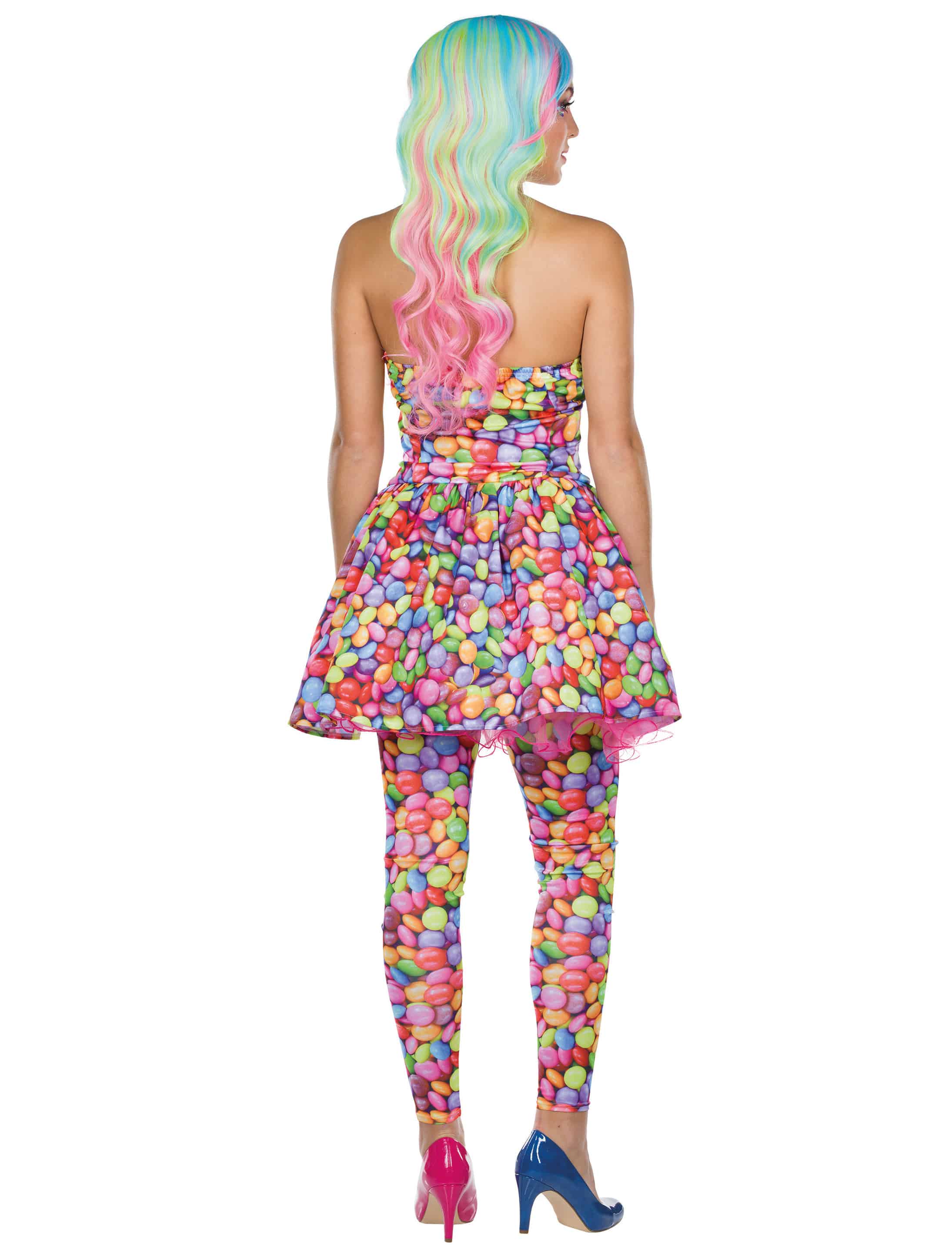 Kleid Candy Schokolinsen bunt 40