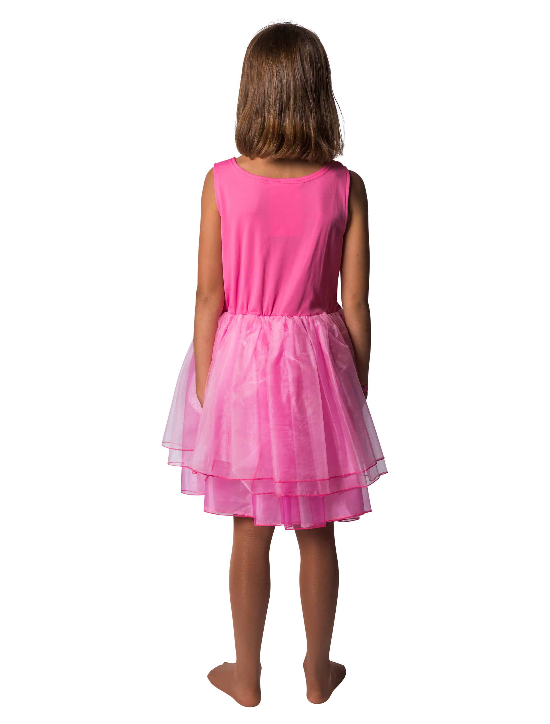 Kleid Flamingo Kinder pink 7-8 Jahre